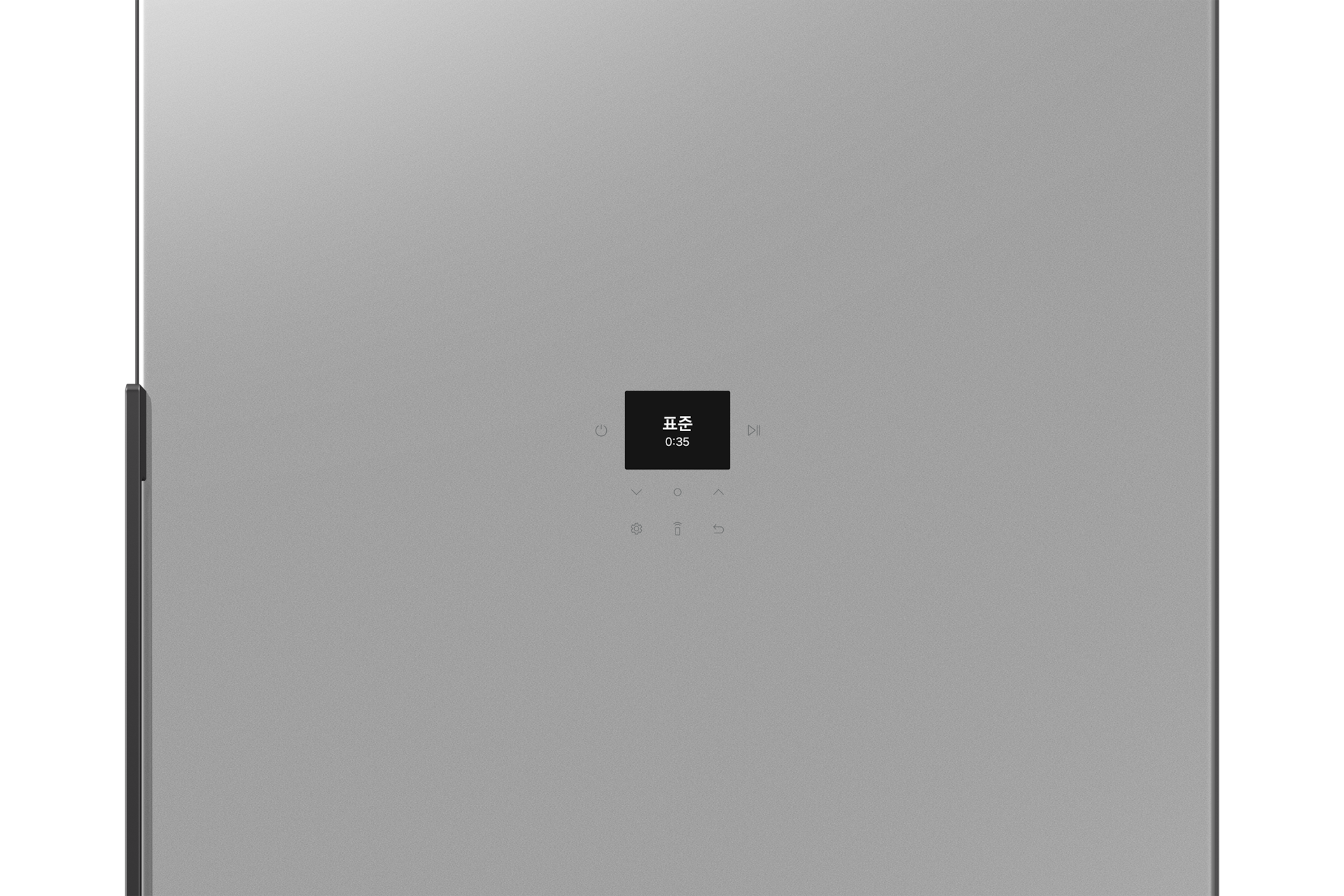 Bespoke AI 에어드레서 대용량 5~9벌 솝스톤 차콜 LCD창 확대