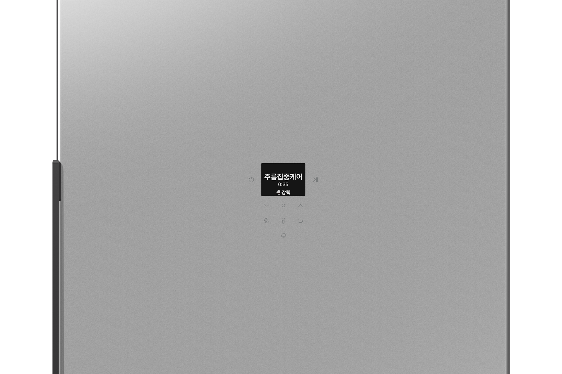 Bespoke AI 에어드레서 대용량 5~9벌 솝스톤 차콜 LCD창 확대