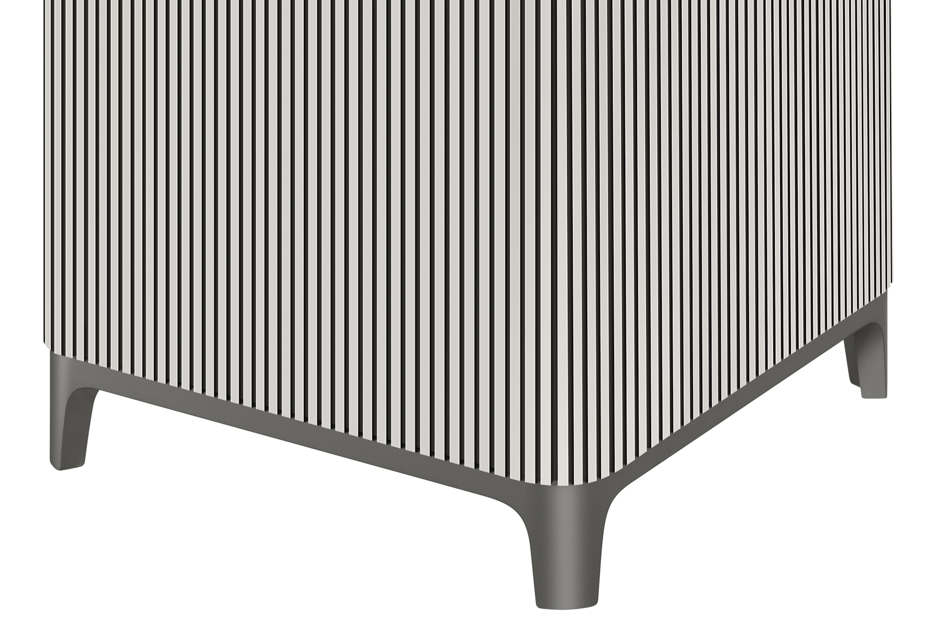 Infinite AI 공기청정기 (33㎡, 리유저블 필터) 에센셜 베이지 하단에 디자인 레그 확대