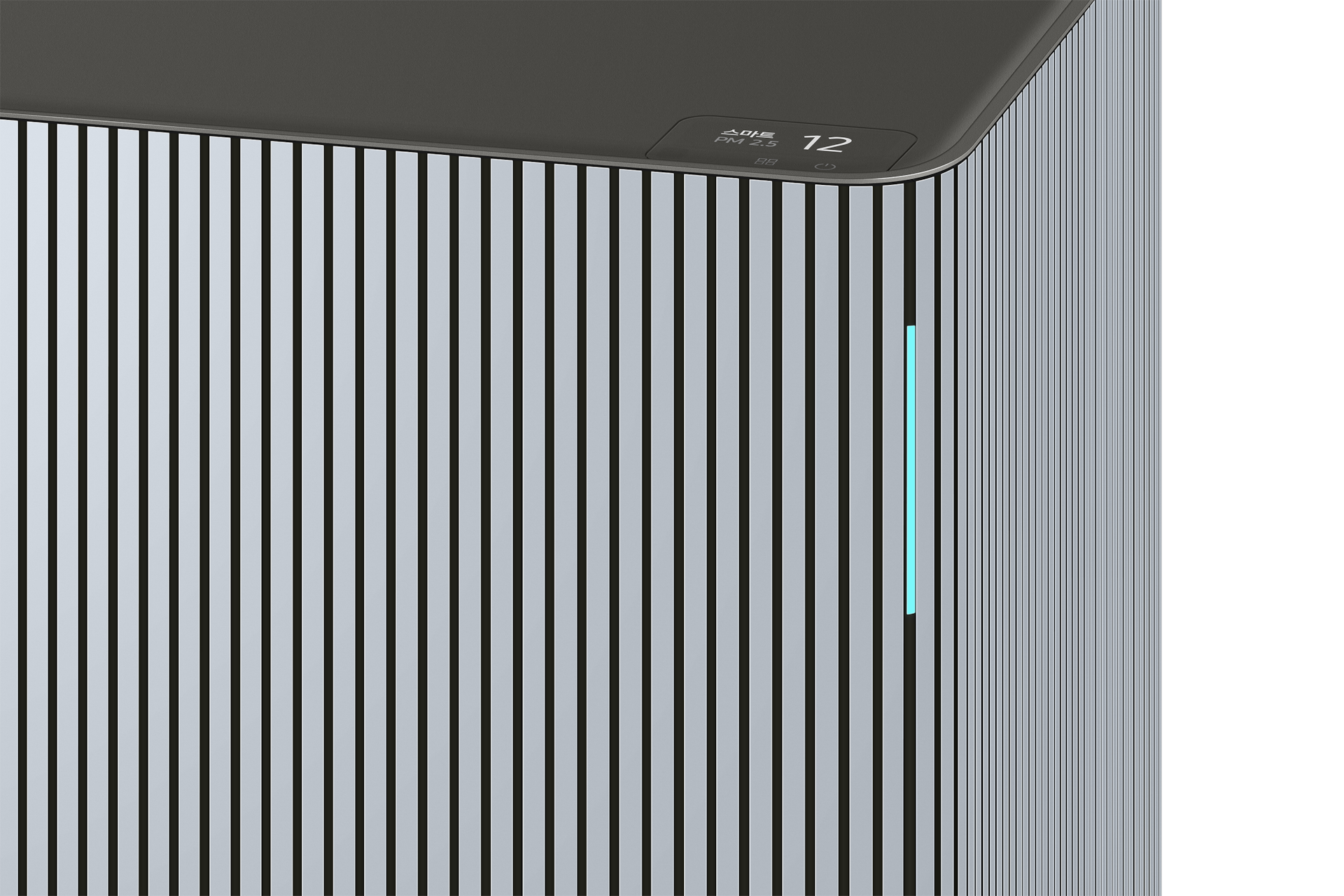 Infinite AI 공기청정기 (33㎡, 리유저블 필터) 에센셜 블루 그레이 좋음 청정라이팅 확대