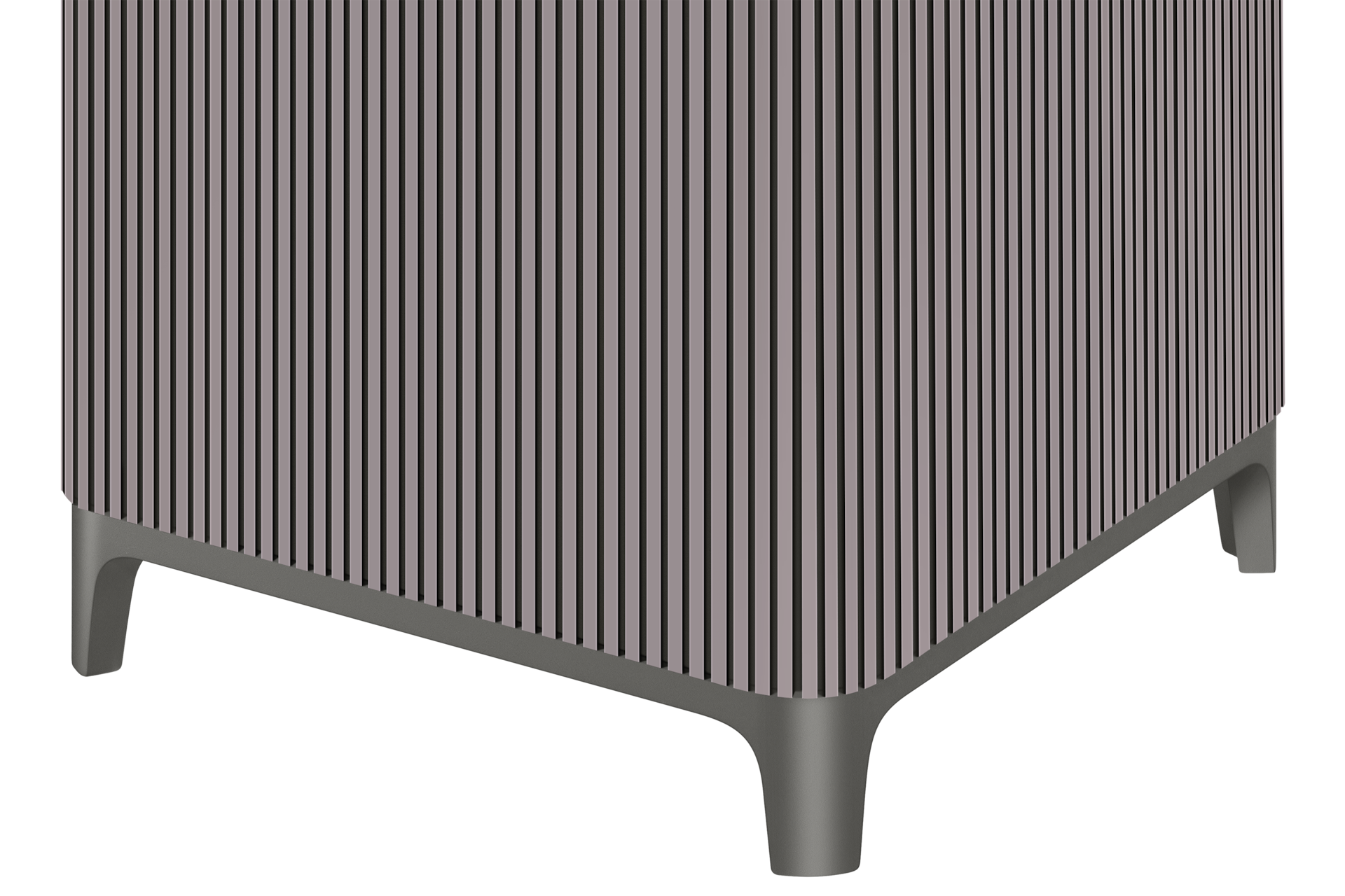 Infinite AI 공기청정기 (33㎡, 리유저블 필터) 에센셜 플럼 하단에 디자인 레그 확대