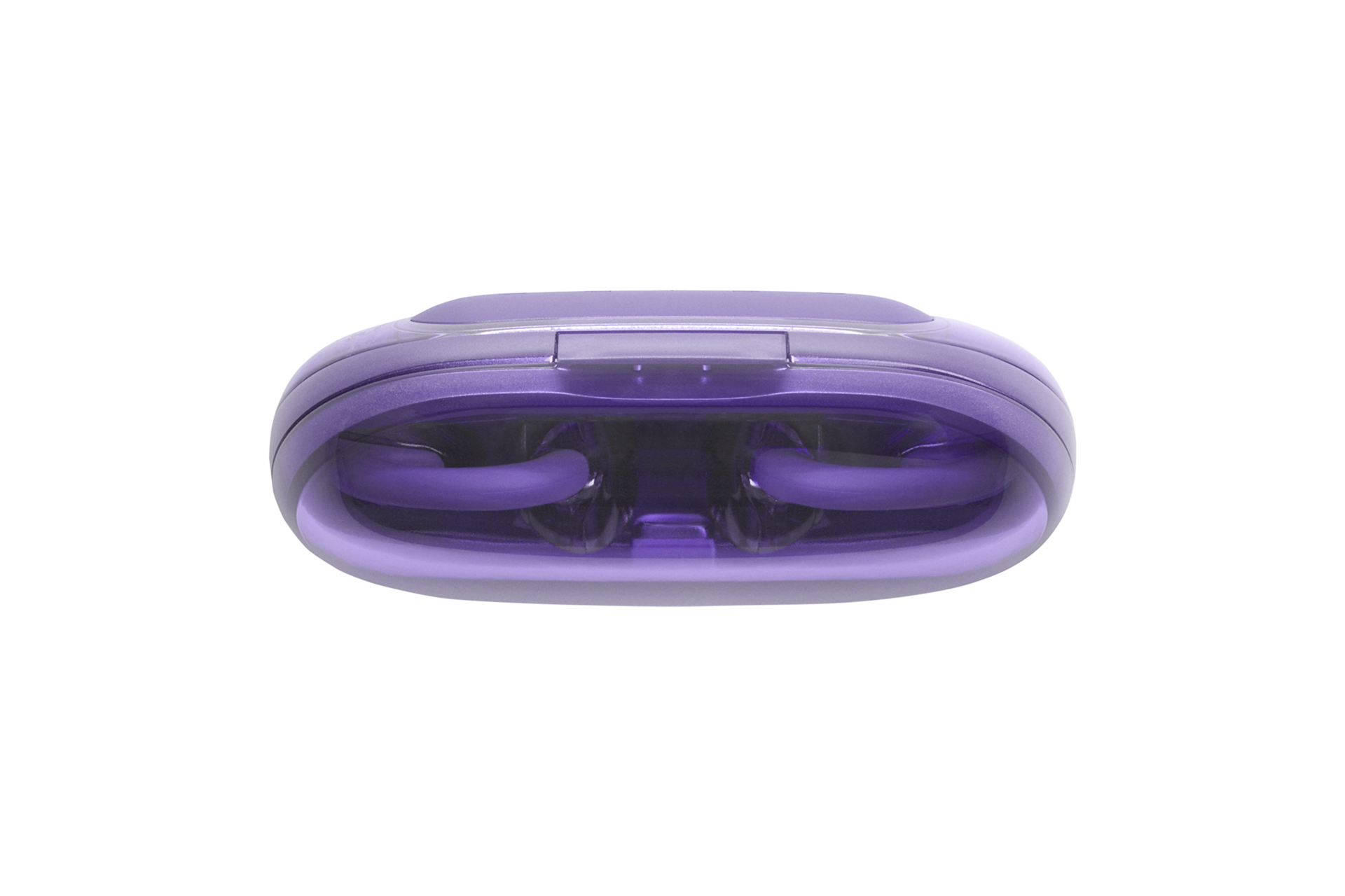 JBL SOUNDGEAR CLIPS 오픈 이어 블루투스 이어폰 퍼플 윗면