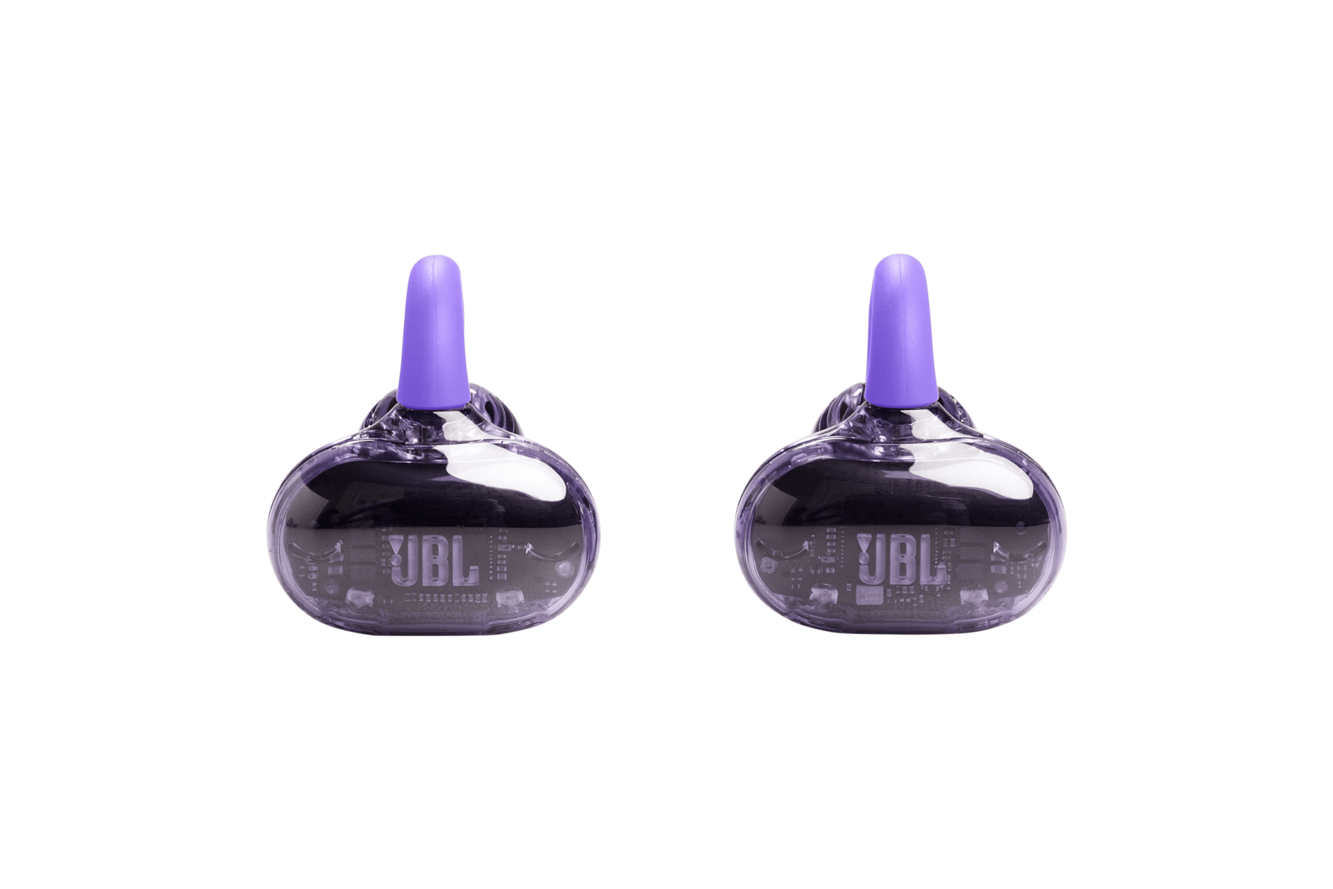 JBL SOUNDGEAR CLIPS 오픈 이어 블루투스 이어폰 퍼플 이어폰 페어컷 1