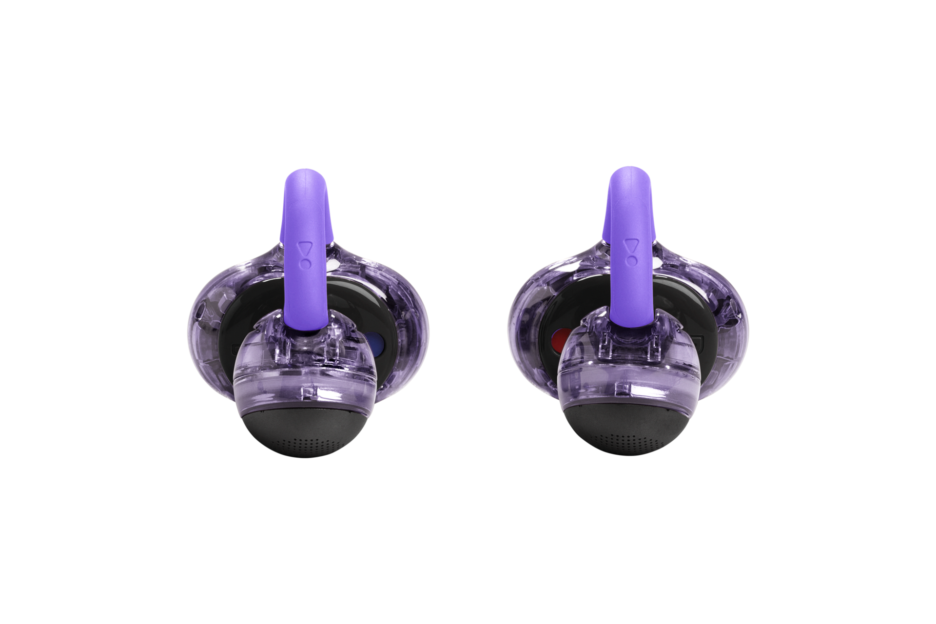 JBL SOUNDGEAR CLIPS 오픈 이어 블루투스 이어폰 퍼플 이어폰 페어컷 2