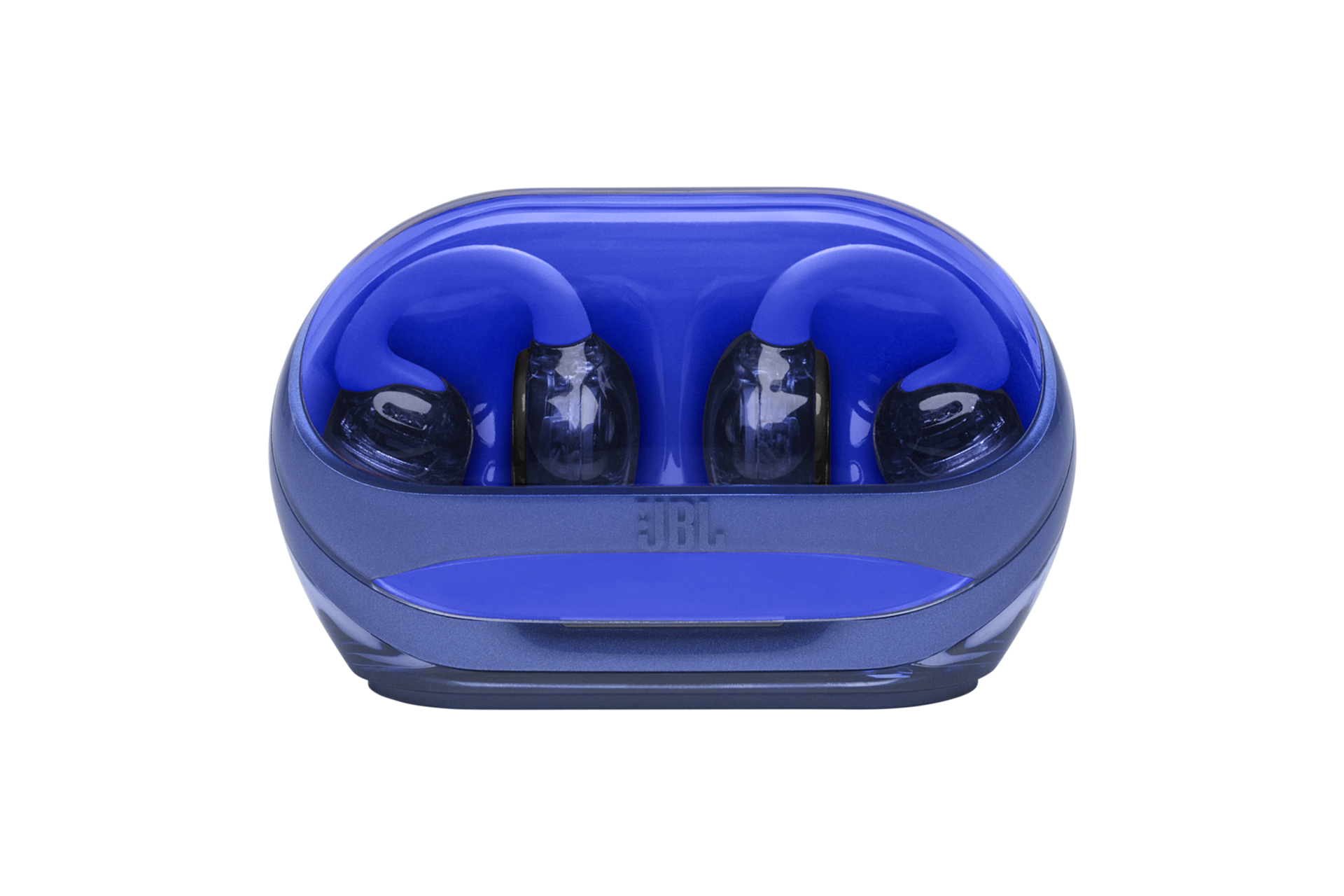 JBL SOUNDGEAR CLIPS 오픈 이어 블루투스 이어폰 블루 정면