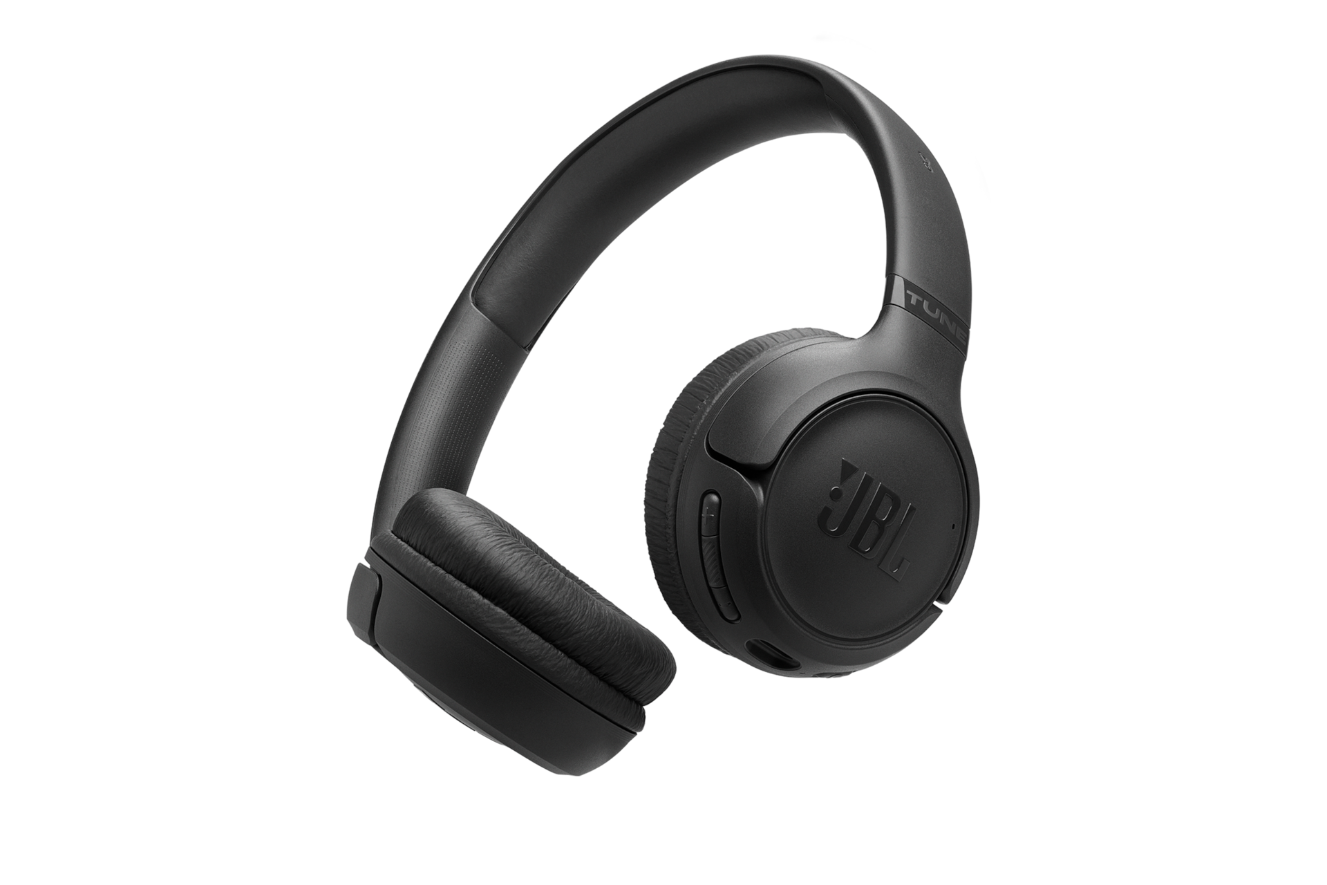 JBL TUNE 530BT 무선 온이어 헤드폰 블랙 우측 45도 측면