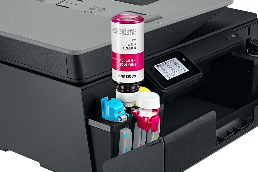 잉크젯 플러스S 20/16 ppm 블랙 잉크 삽입구 확대 이미지