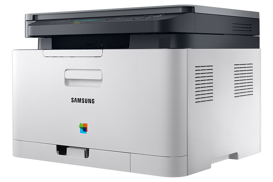 컬러 레이저 복합기 18/4 ppm 화이트 제품 우측면