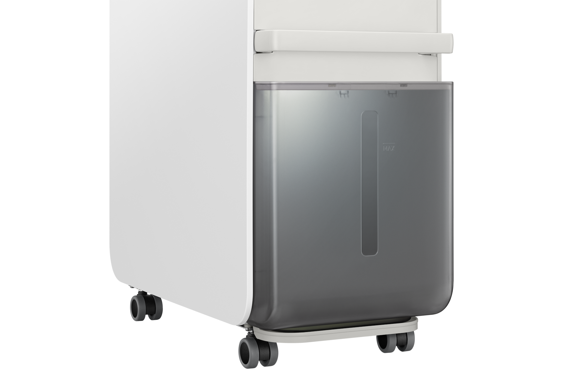 인버터 제습기 18L 빅토리 그레이 물통 라이팅 부분 확대