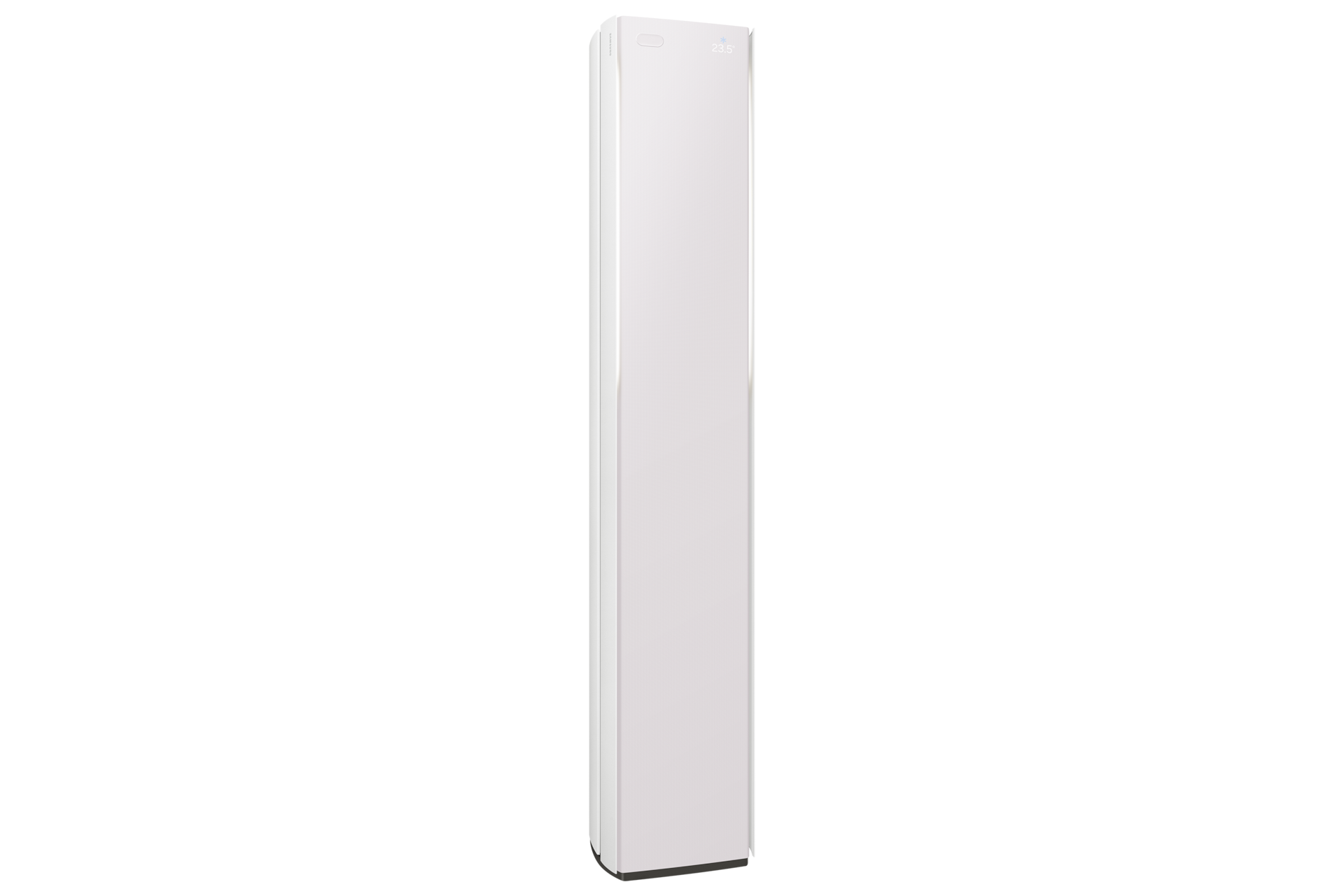 Bespoke AI 무풍콤보 갤러리 프로 청정 74.5/18.7㎡ 전원이 켜져 있는 스탠드 에어컨 좌측 15도