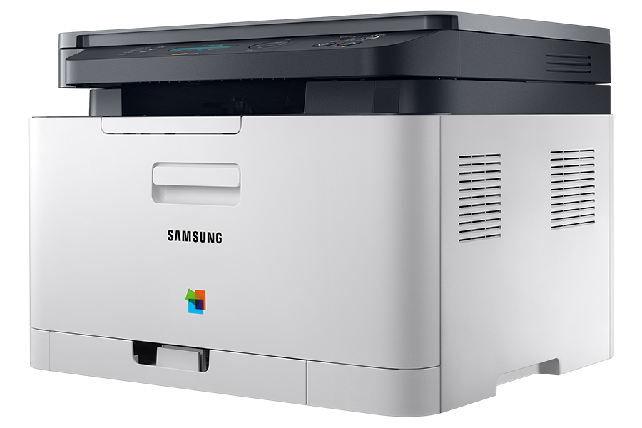 컬러 레이저복합기18/4 ppm 화이트 제품 우측면 이미지