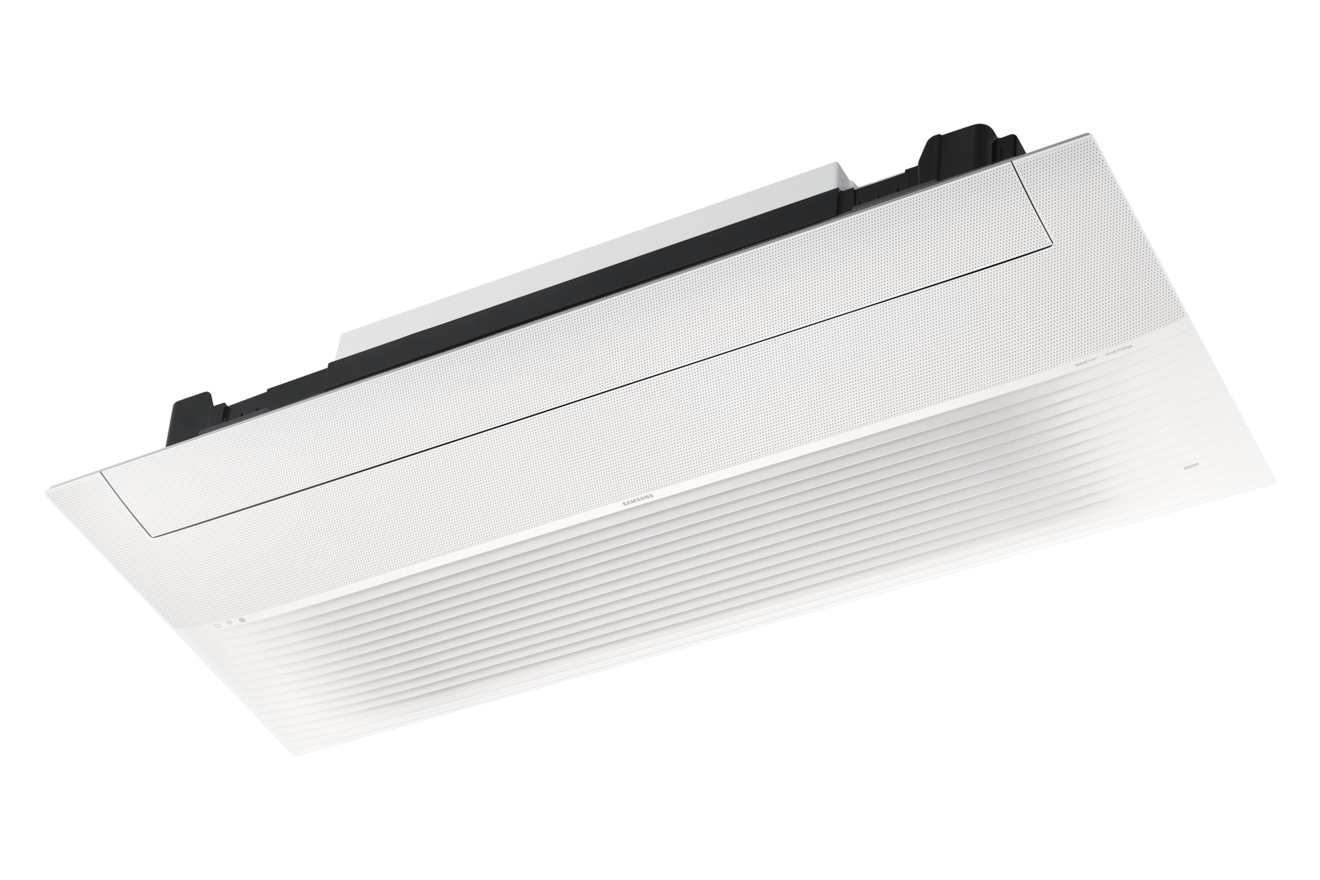 Infinite AI 무풍 시스템에어컨 77.2㎡ 3실 (UV실내기) 전원이 꺼져 있는 천장형 1way 시스템에어컨 우측 15도