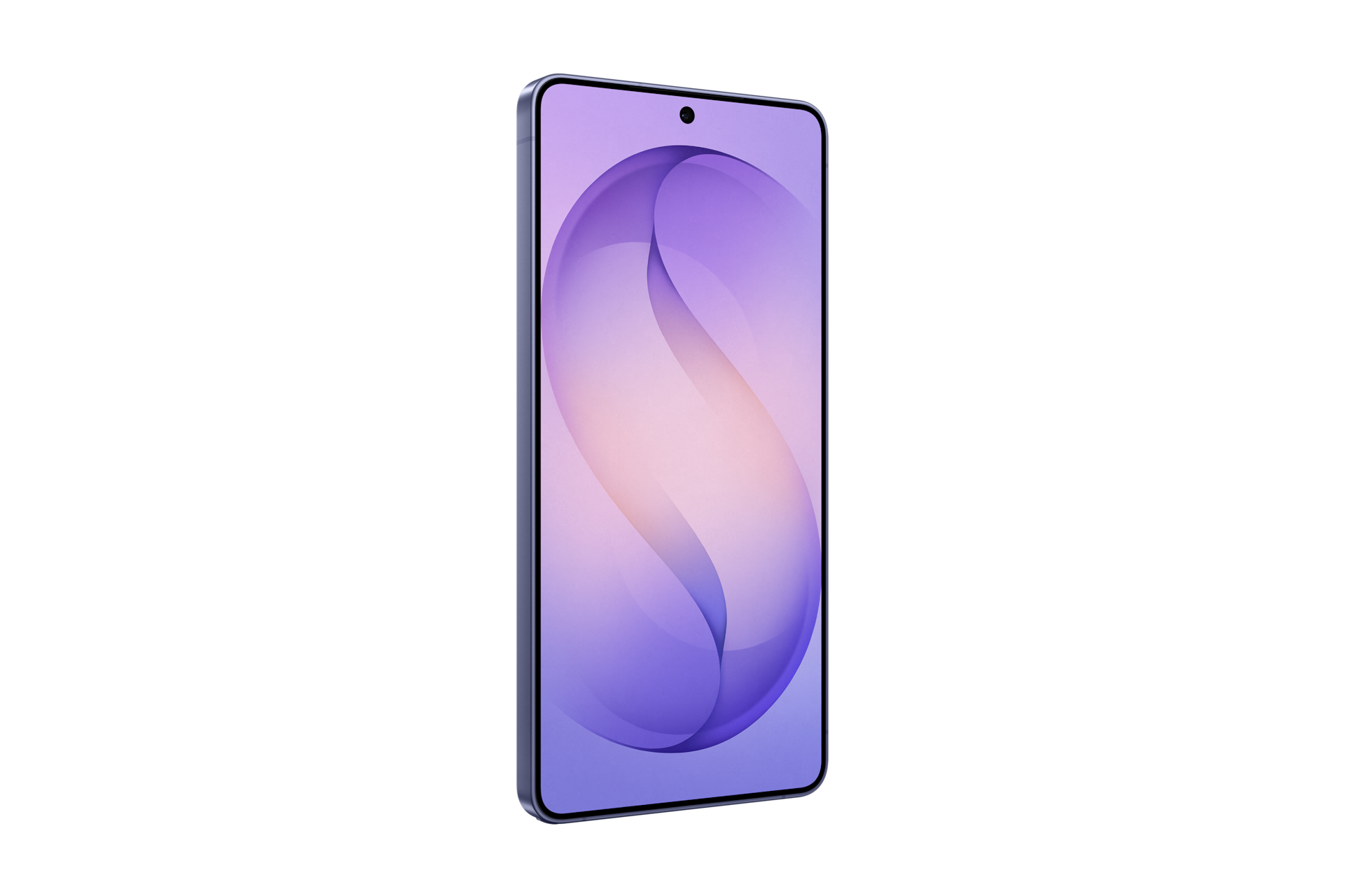 갤럭시 S26 울트라 자급제 코발트 바이올렛 디스플레이가 보이는 정면 좌측 45도 