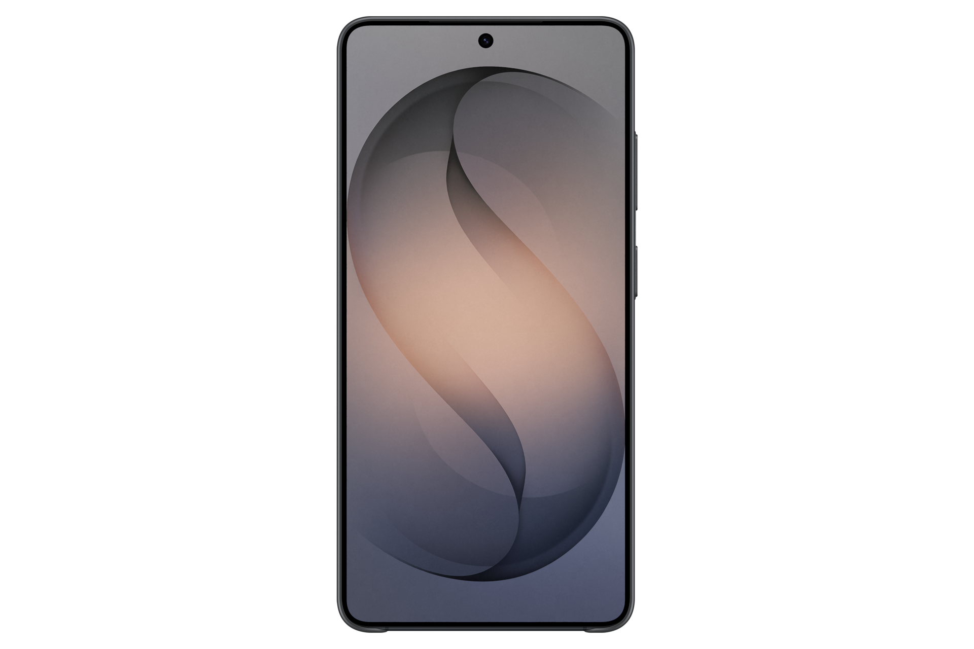 갤럭시 S26 울트라 슬림 마그넷 케이스 (블랙) 기기가 장착된 정면 이미지