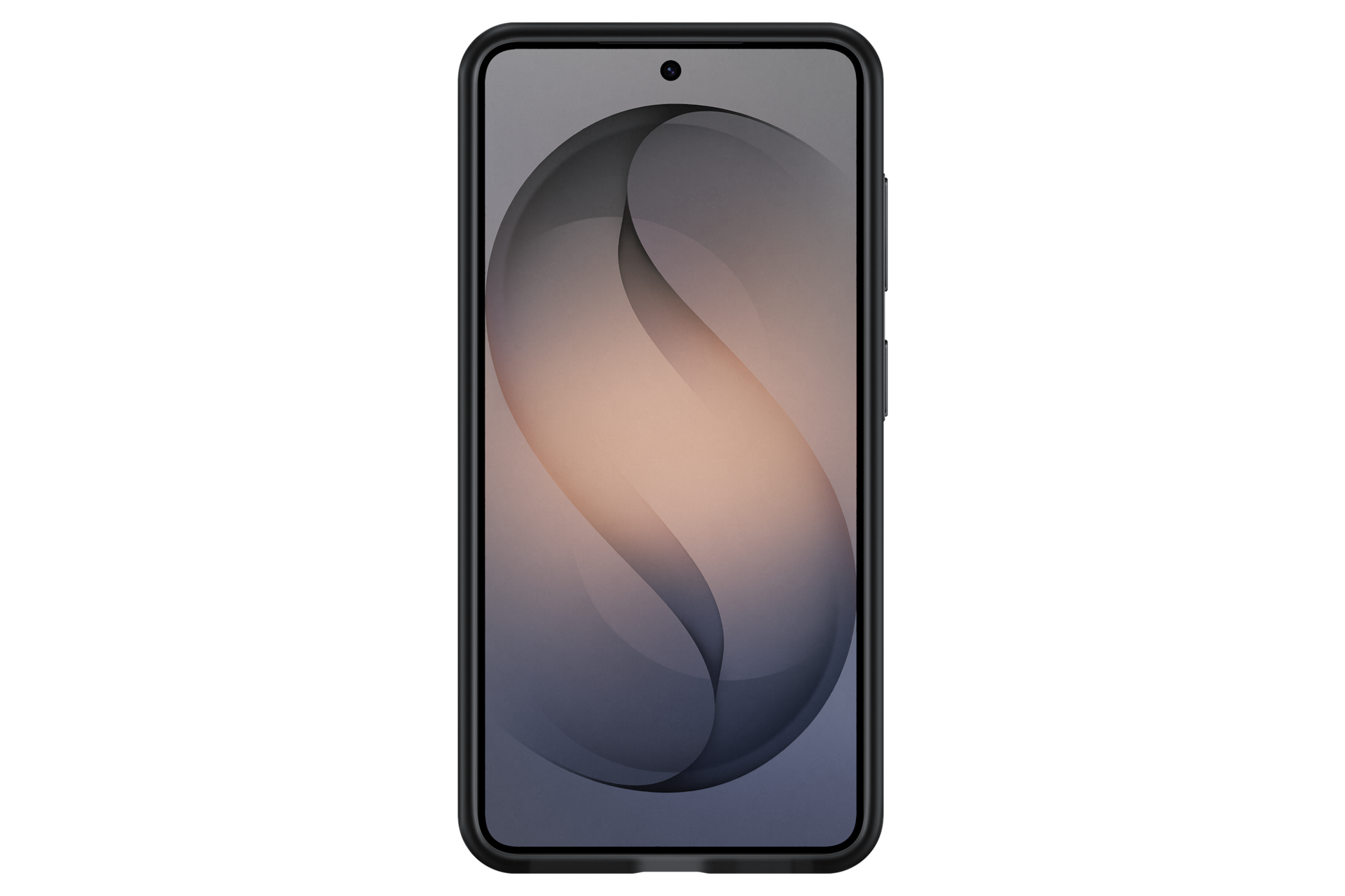 갤럭시 S26 러기드 마그넷 케이스 (블랙) 기기가 장착된 정면 이미지