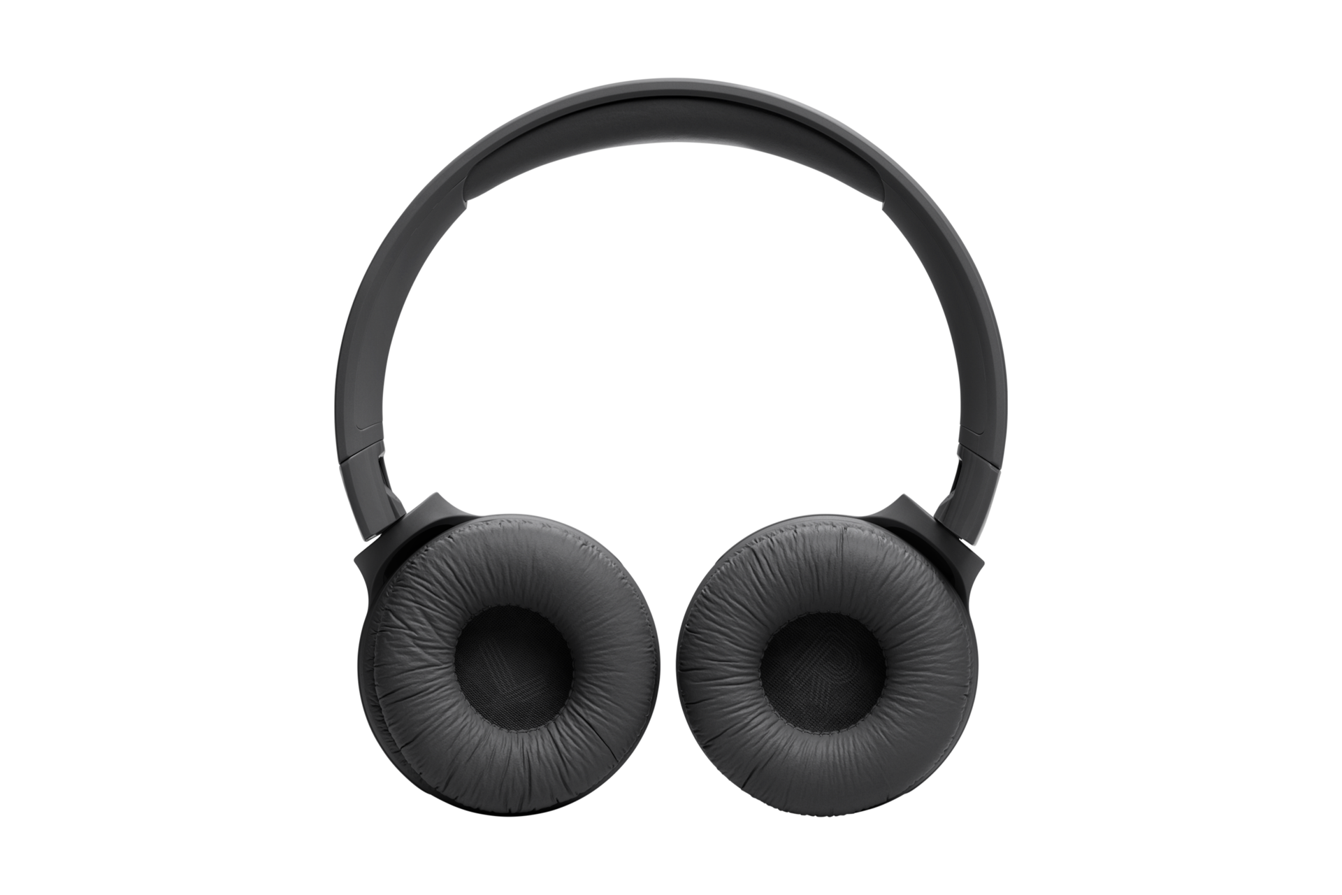 JBL TUNE 520BT 무선 온이어 헤드폰 블랙 이어컵이 안쪽으로 접힌 모습 1