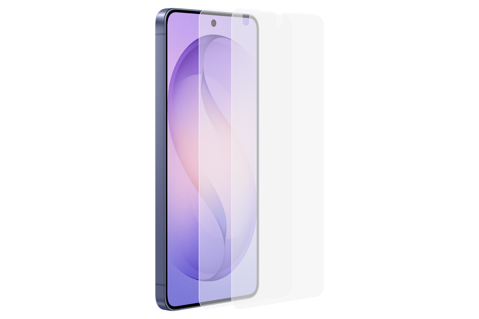 갤럭시 S26 AR 필름 (투명) 기기에 필름이 근접헤 있는 이미지