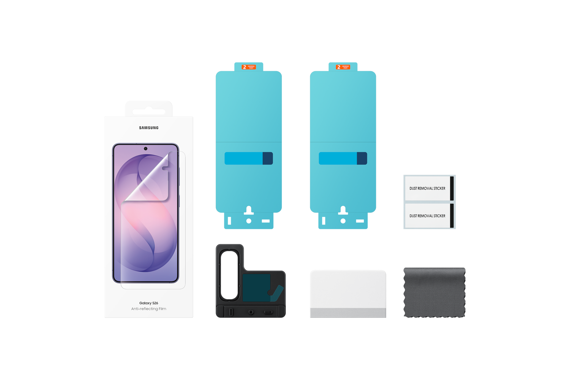 갤럭시 S26 AR 필름 (투명) 구성품 이미지
