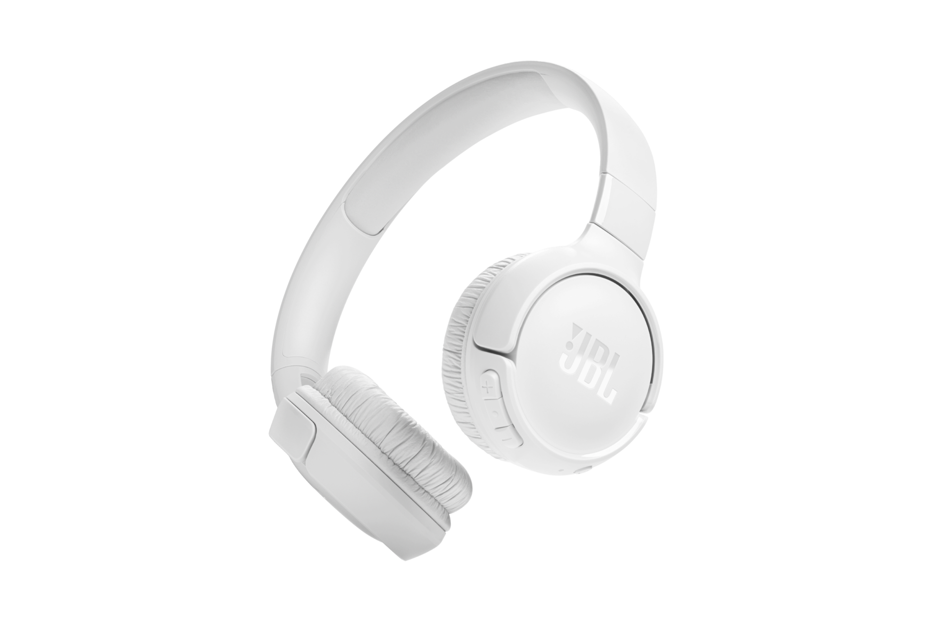 JBL TUNE 520BT 무선 온이어 헤드폰 화이트 좌상단 10도