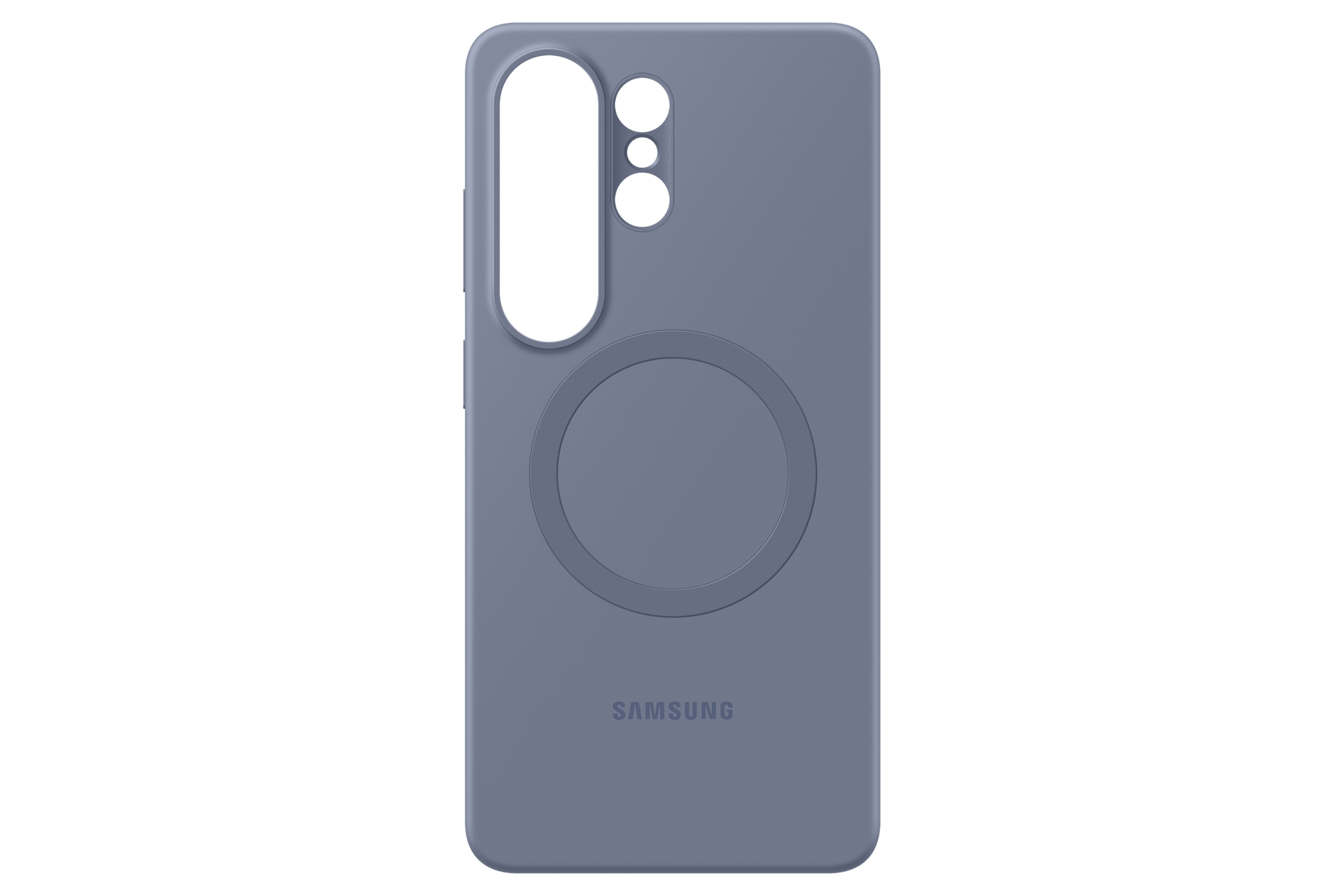 갤럭시 S26 울트라 실리콘 마그넷 케이스 (블루 바이올렛) 후면 이미지