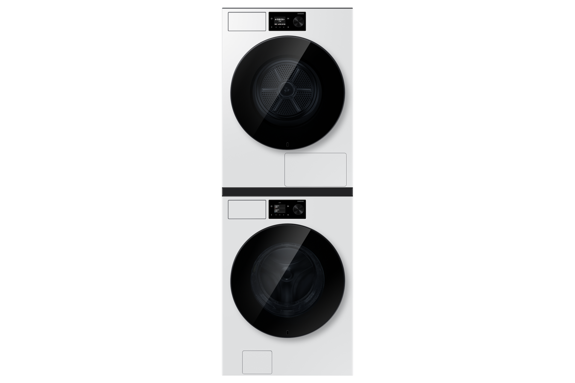 Bespoke AI 건조기 상단 설치 키트 화이트 세탁기+건조기 