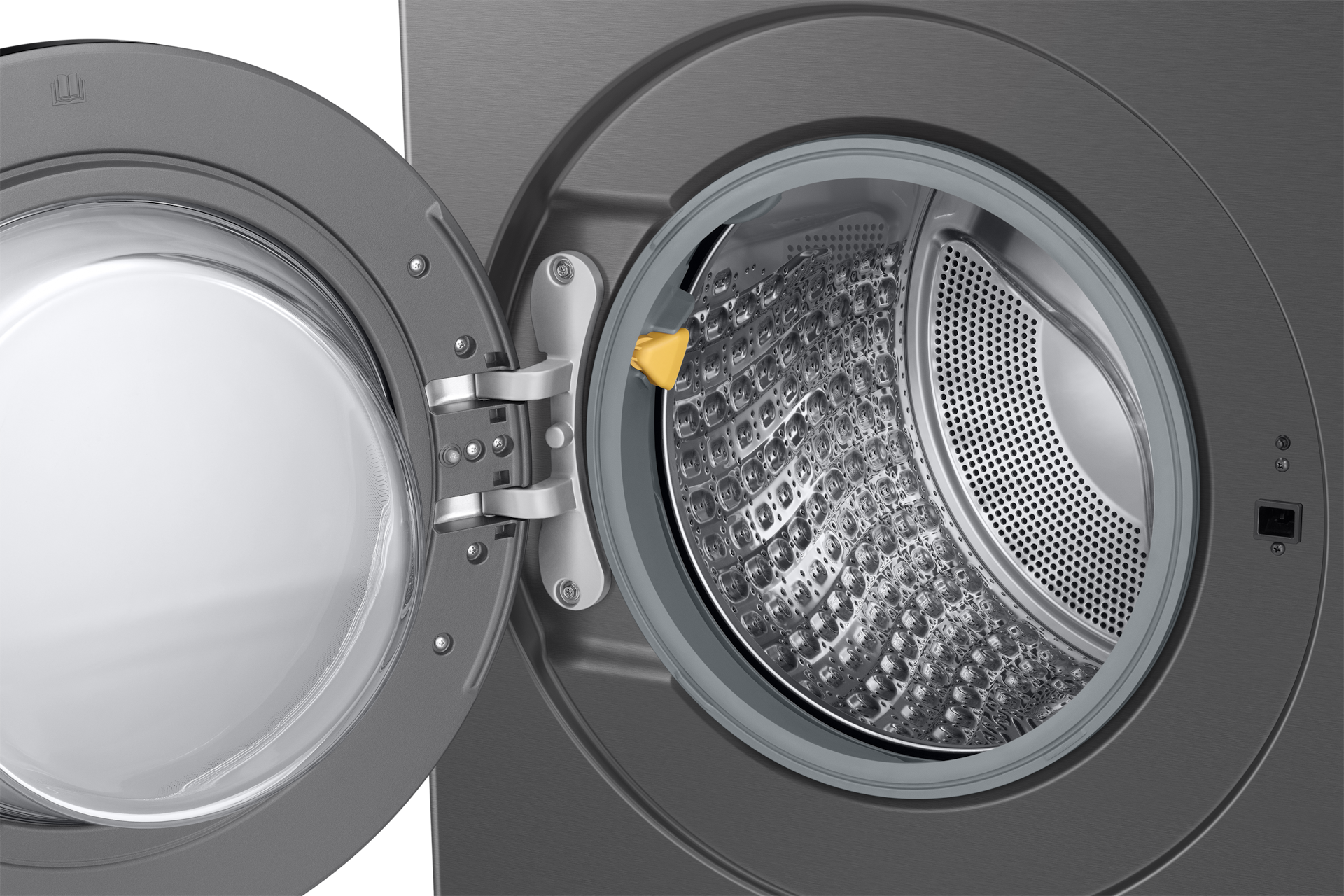 Bespoke AI 콤보 25/20kg (177.8mm LCD) 다크스틸 우측 도어열림