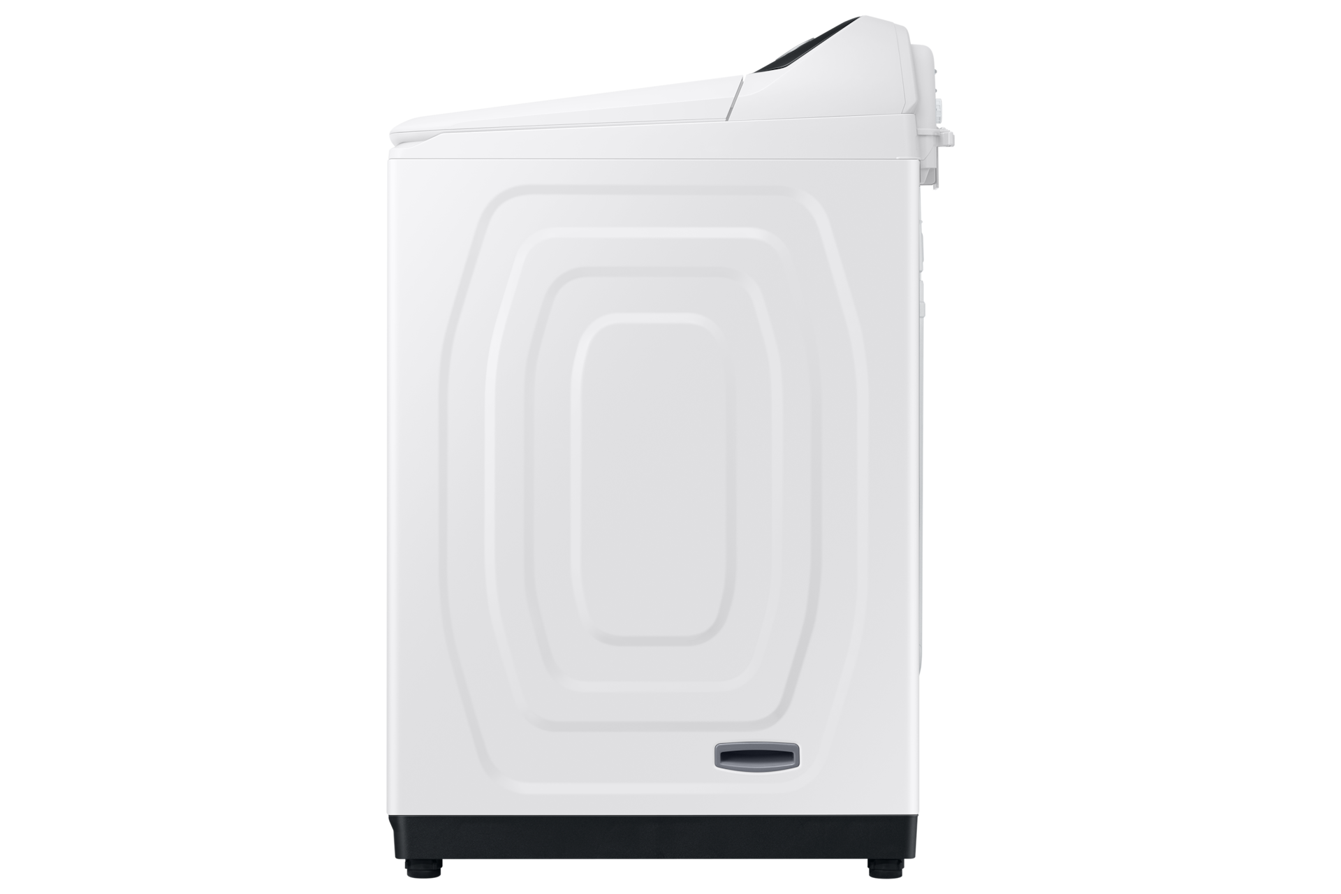 통버블 세탁기 23kg 화이트 측면