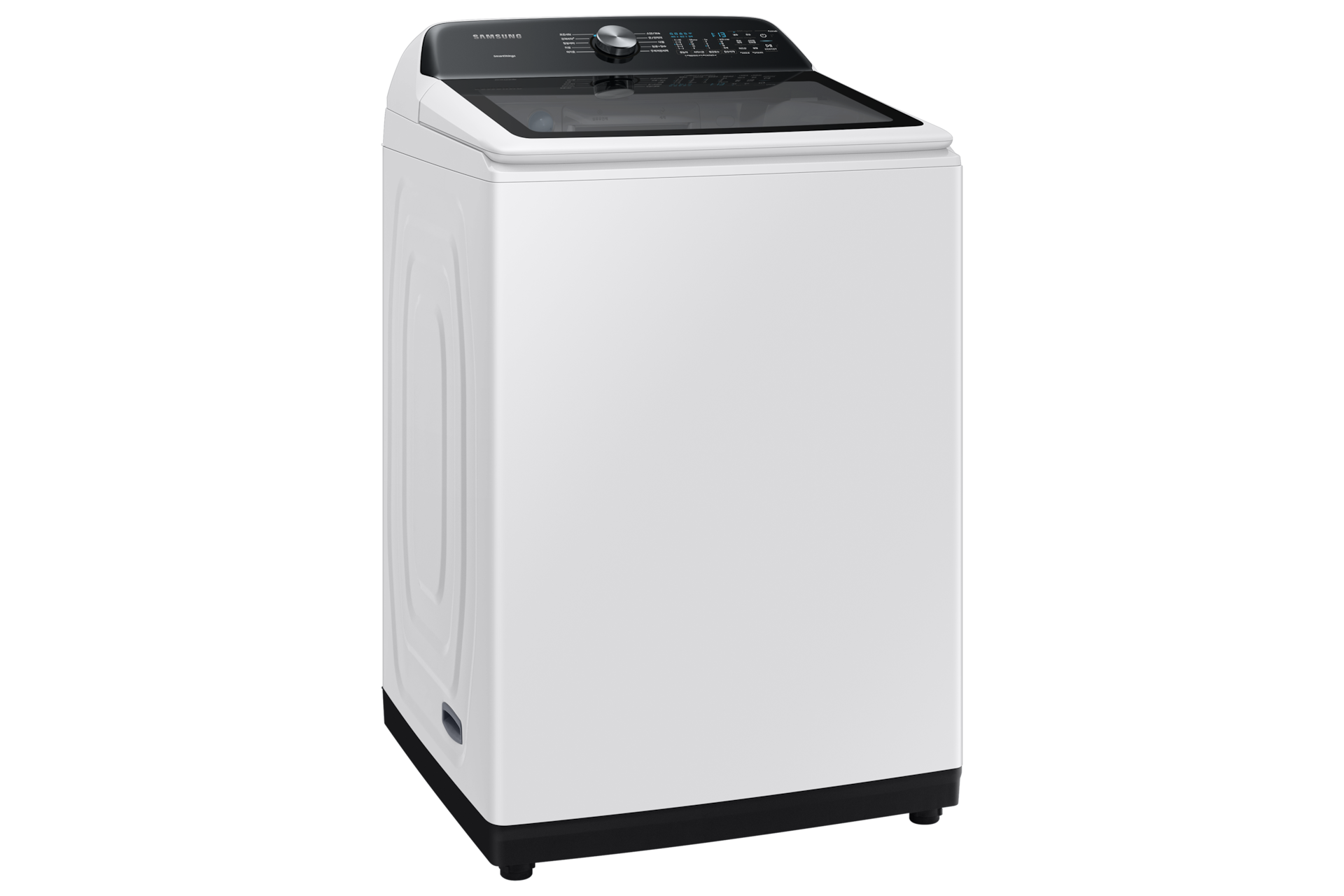 통버블 세탁기 23kg 화이트 좌측 15도