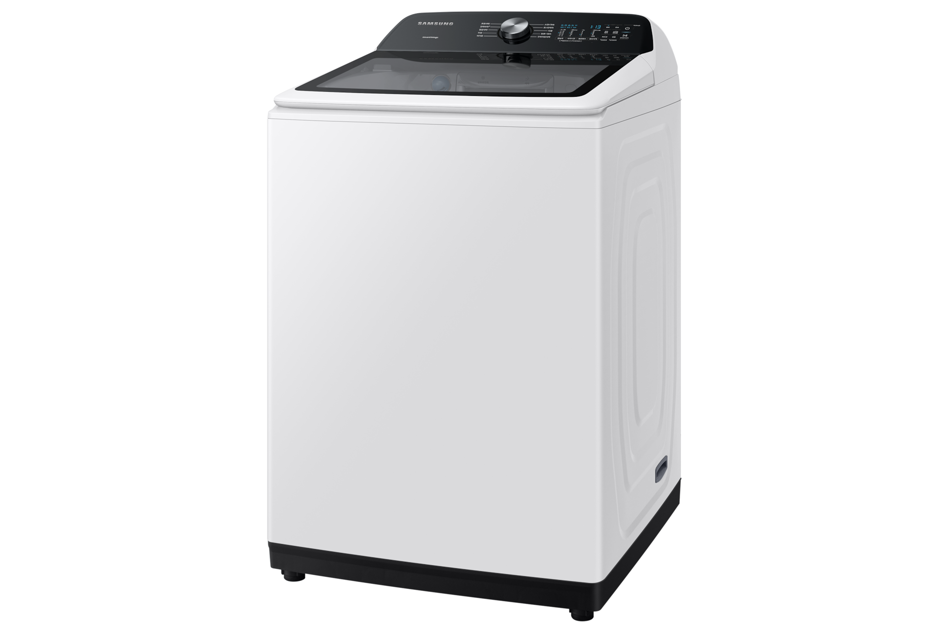 통버블 세탁기 23kg 화이트 우측 15도