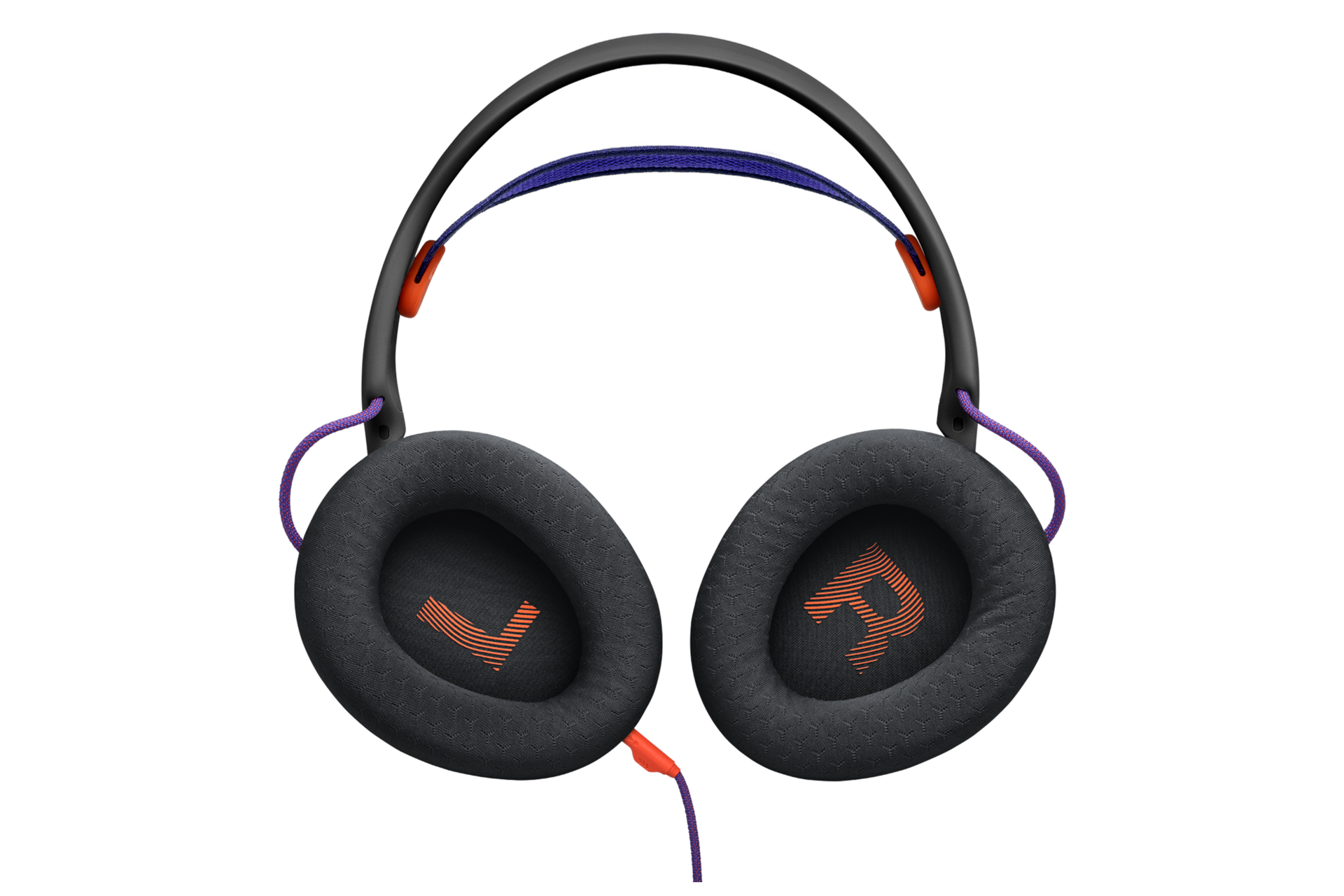 JBL QUANTUM 250 게이밍 헤드셋 이어컵이 접힌 모습