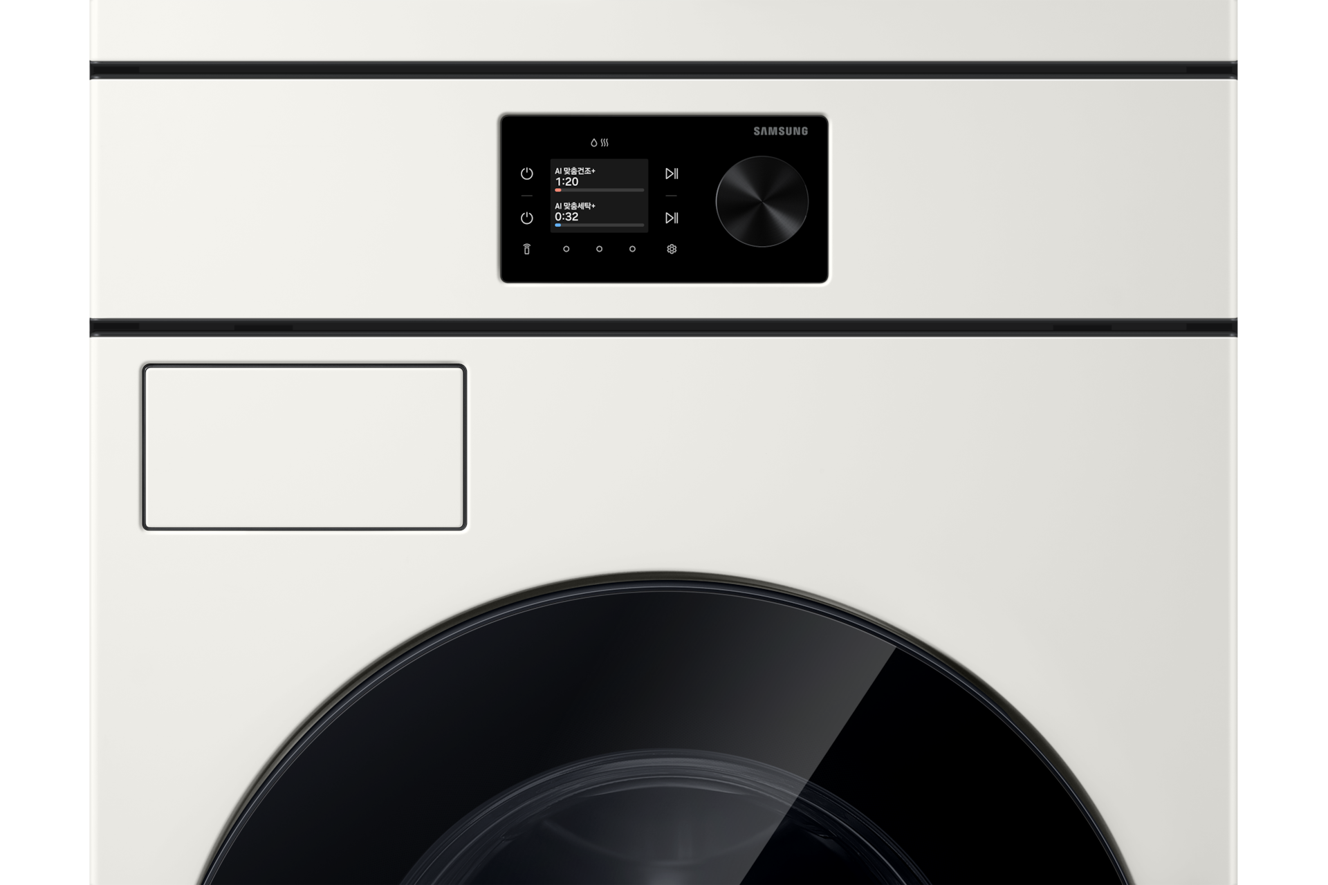 Bespoke AI 원바디 24/20kg (71.1mm LCD) 그레이지 LCD화면확대