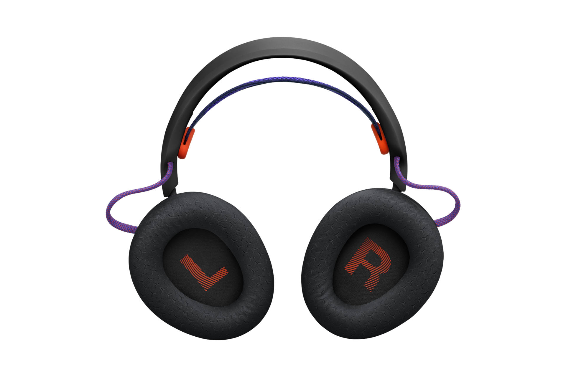 JBL QUANTUM 650 무선 게이밍 헤드셋 이어컵이 접힌 모습