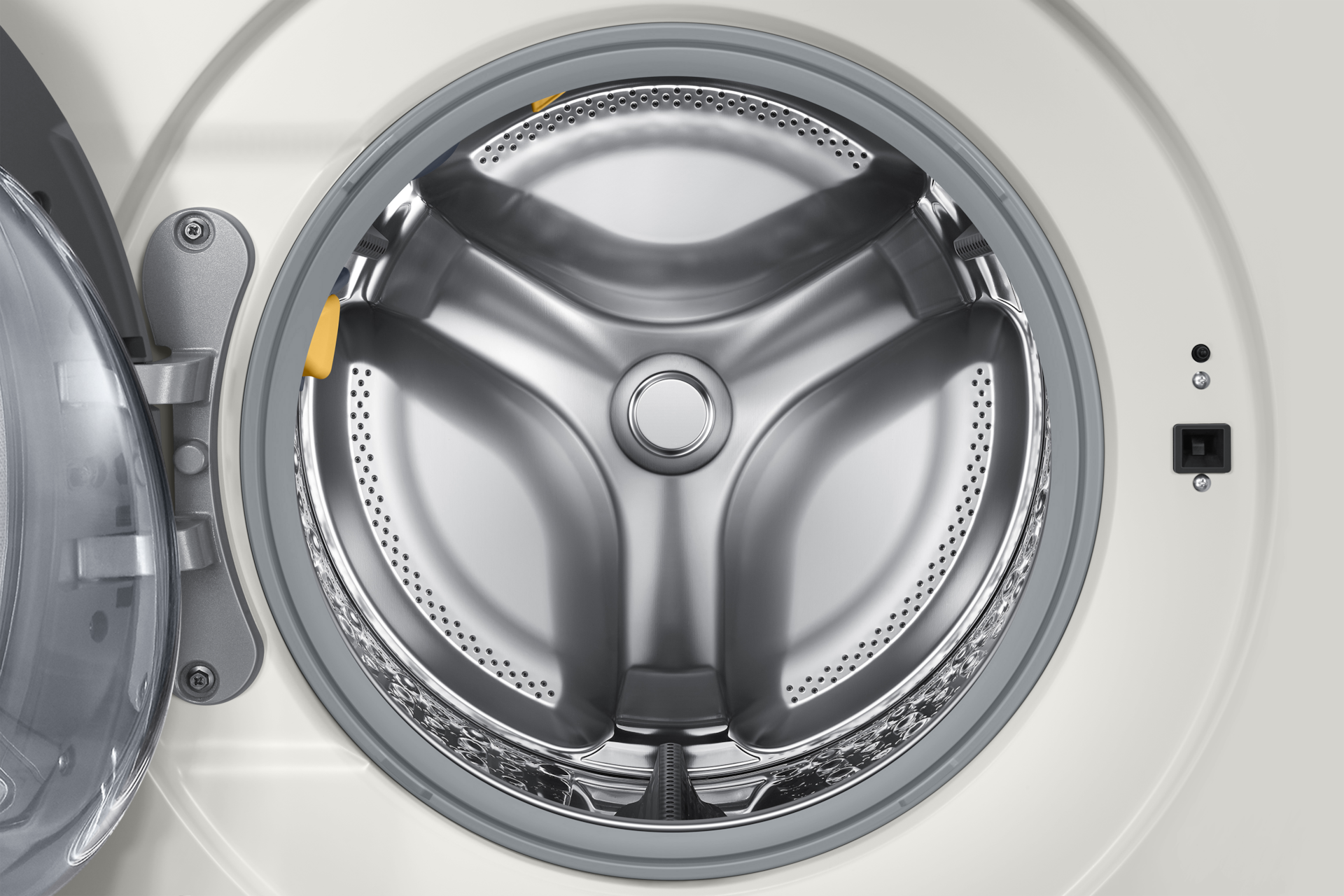 Bespoke AI 원바디 24/20kg (71.1mm LCD) 그레이지 세탁기 내부확대