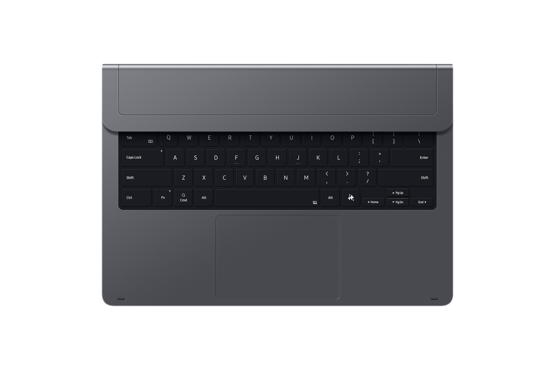 갤럭시 탭 S11 울트라 프로 키보드 (그레이) 키보드 자판이 보이는 안쪽면