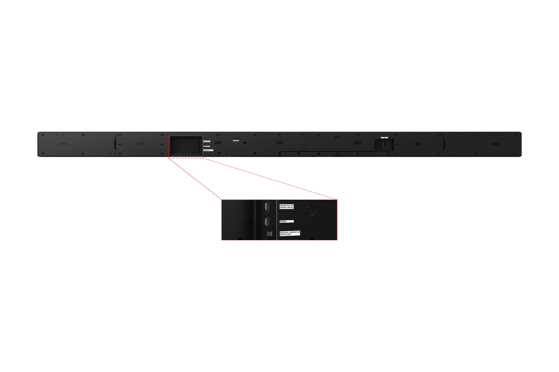 7.1.2ch 올인원 사운드바 QS90H Jack port