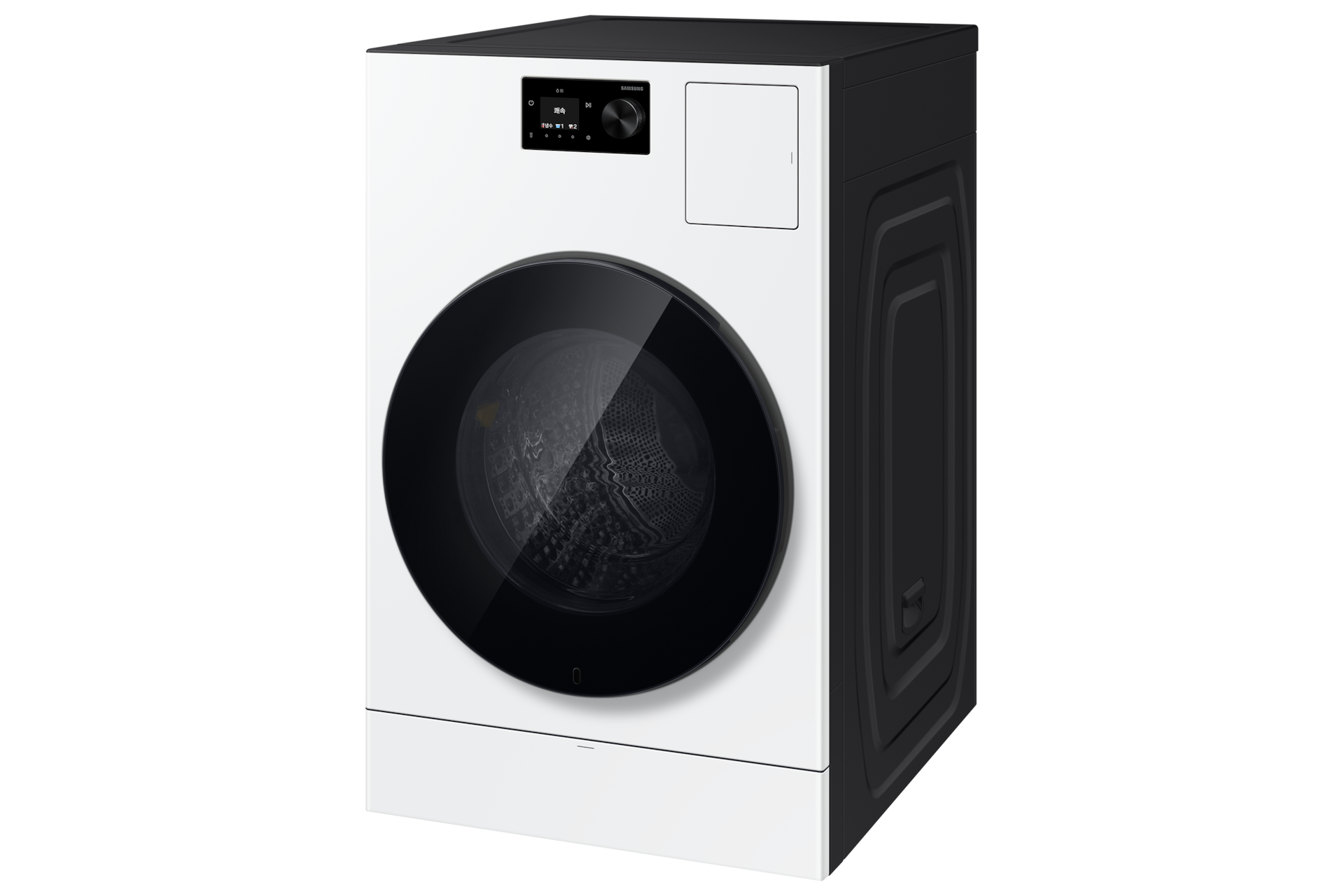 Bespoke AI 콤보 25/18kg (71.1mm LCD)+수납함 화이트 콤보 우측 30도