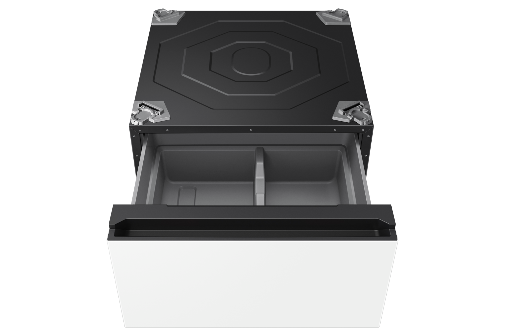 Bespoke AI 콤보 25/20kg (177.8mm LCD)+수납함 화이트 수납함 단품 열림