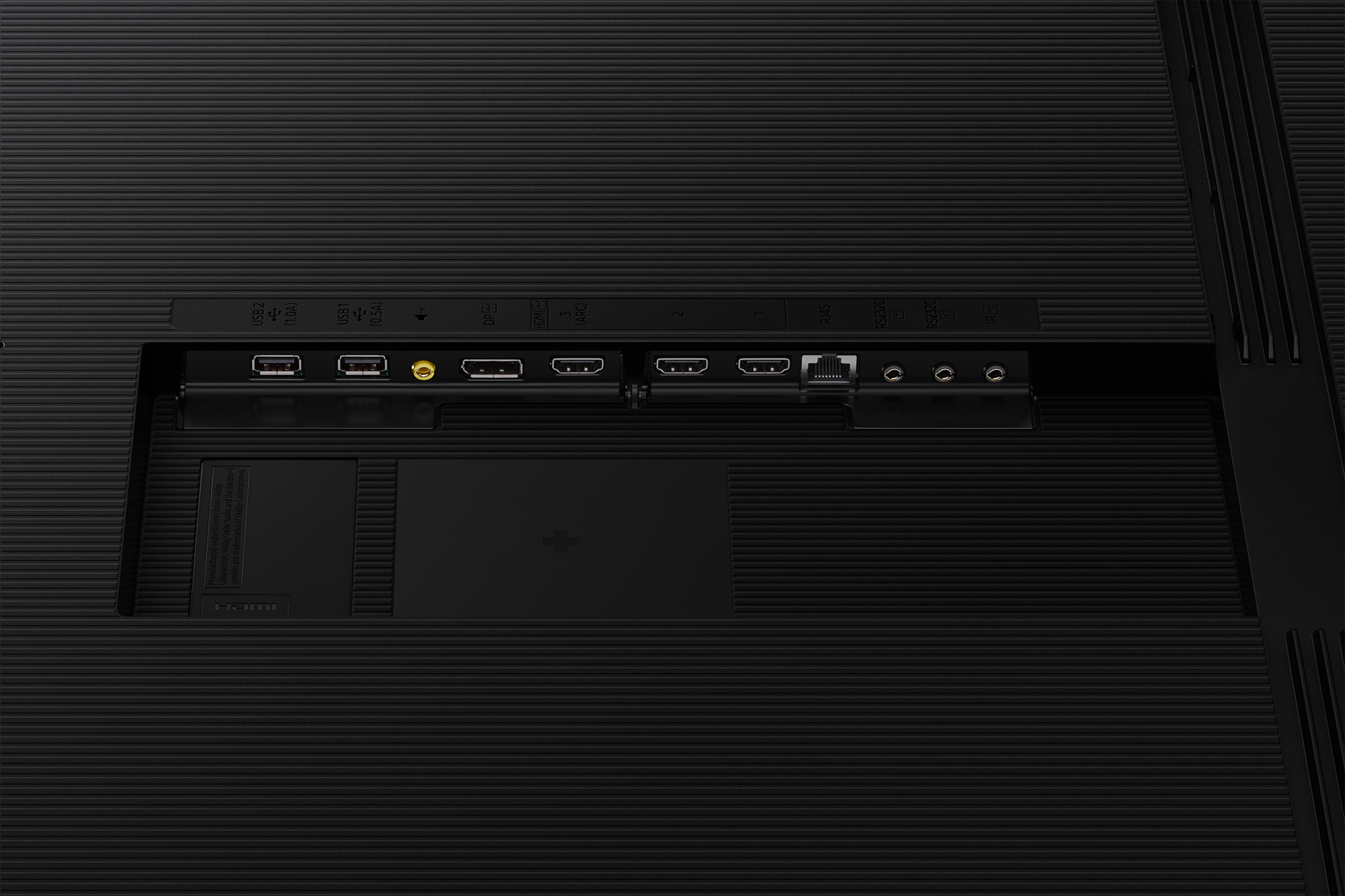 Spatial signage 후면 포트부 확대