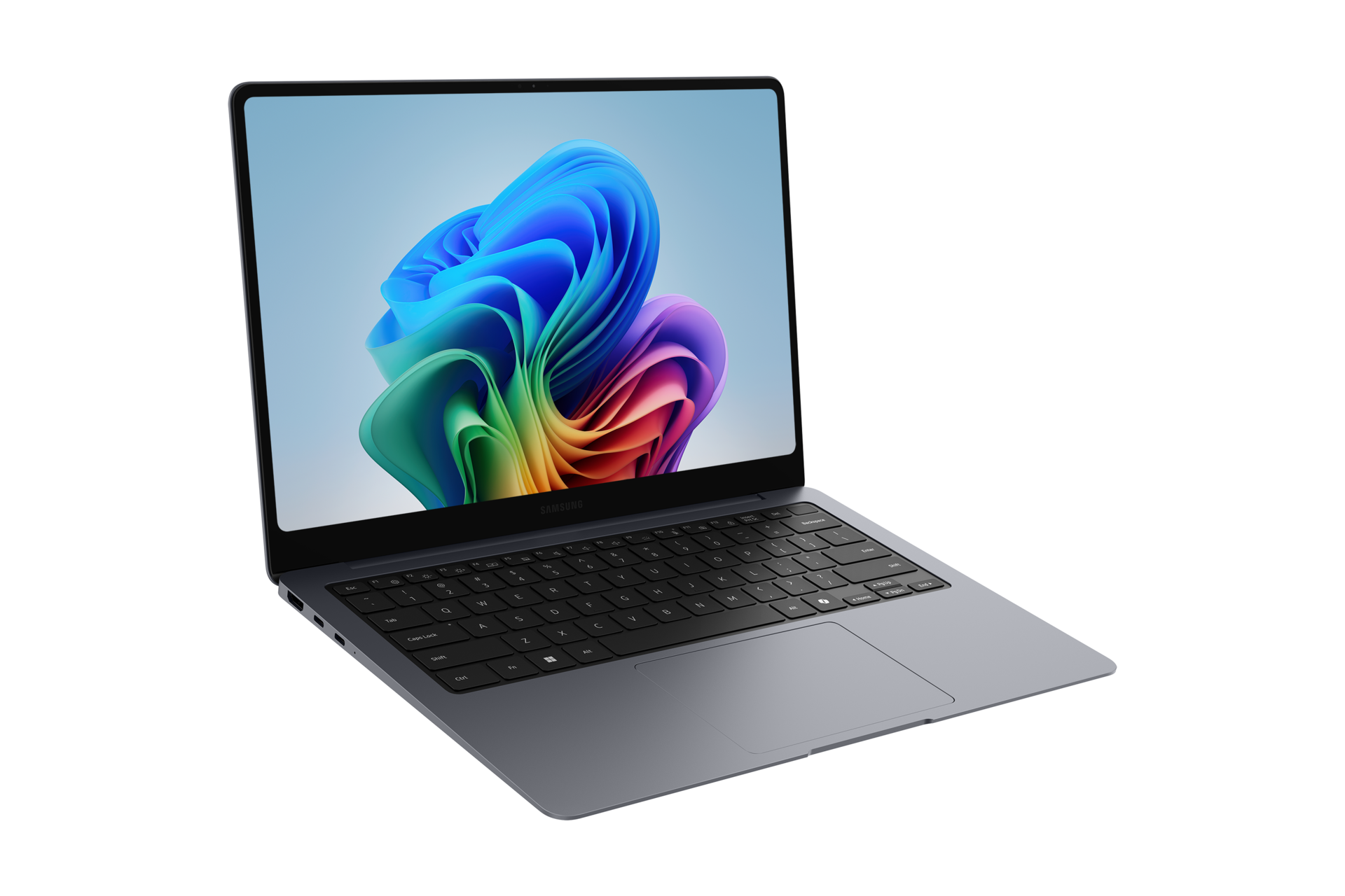 갤럭시 북6 프로 (35.6cm) Core™ Ultra 5 / 512 GB NVMe SSD, Copilot+ PC 오픈 정측면 45도