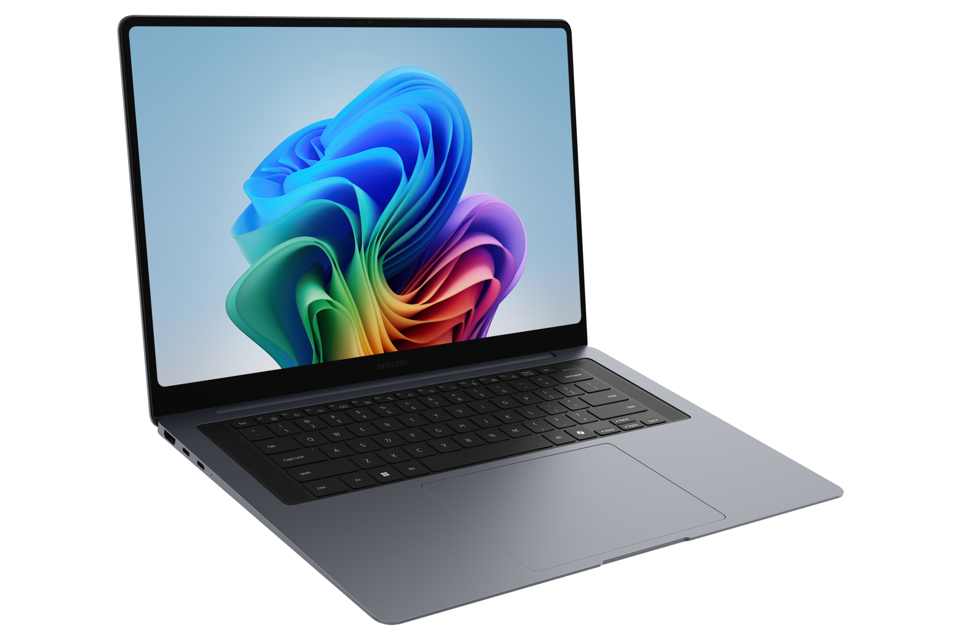 갤럭시 북6 프로 (40.6cm) Core™ Ultra 5 / 512 GB NVMe SSD, Copilot+ PC 오픈 정측면 45도