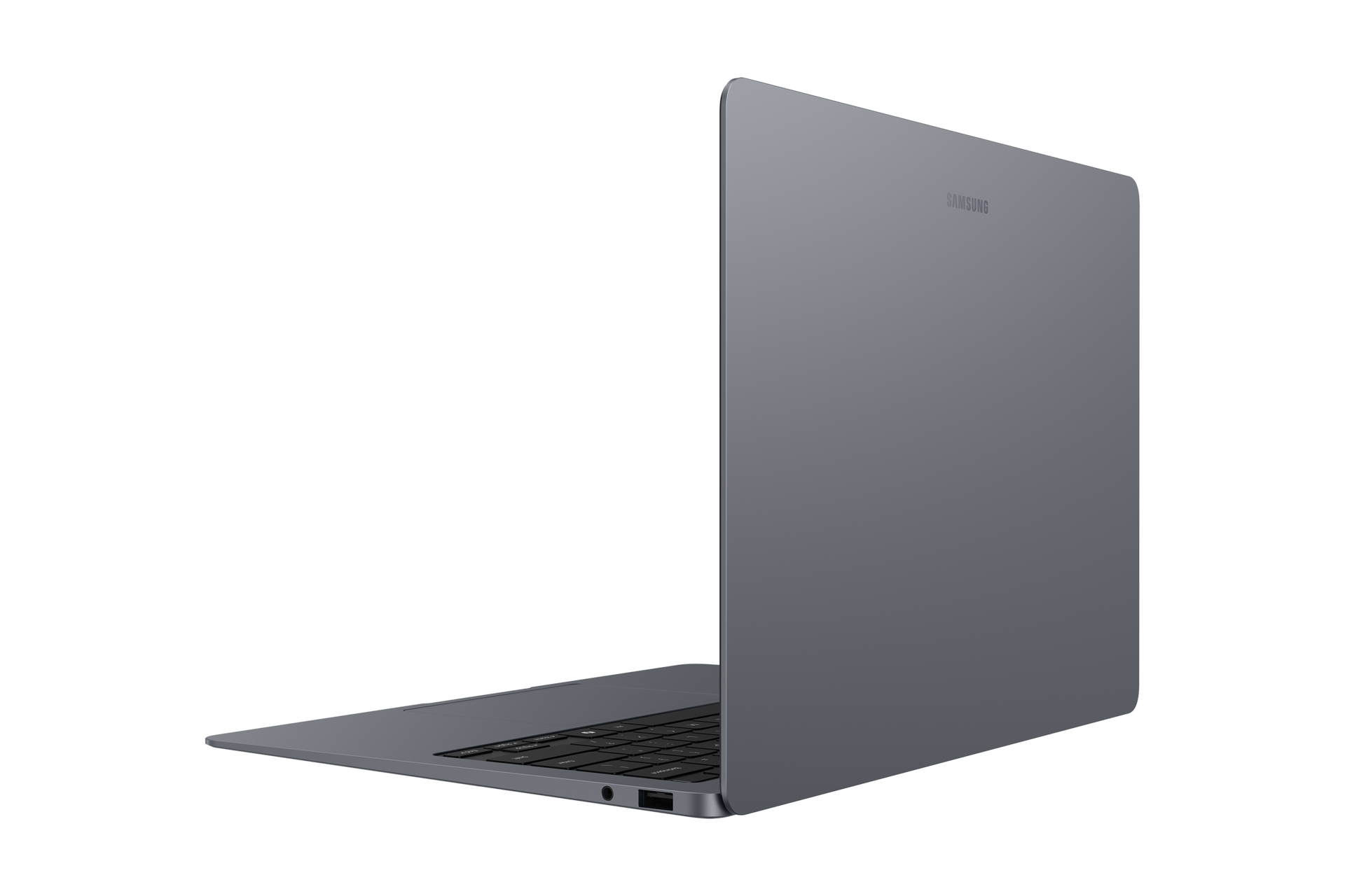 갤럭시 북6 프로 (35.6cm) Core™ Ultra 5 / 512 GB NVMe SSD, Copilot+ PC 오픈 후측면 45도