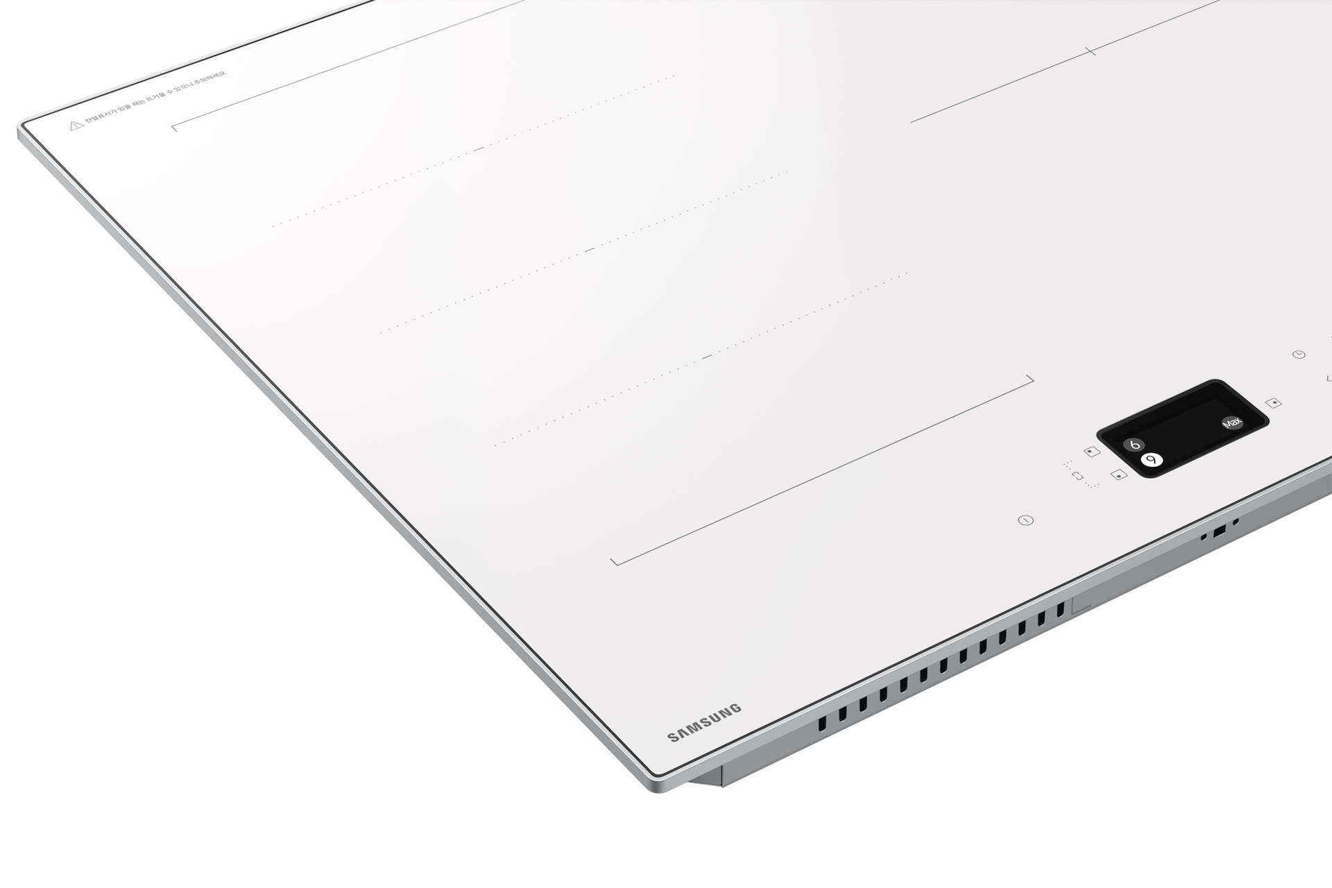 Bespoke AI 인덕션 (플렉스존) 화이트 플렉스존 확대