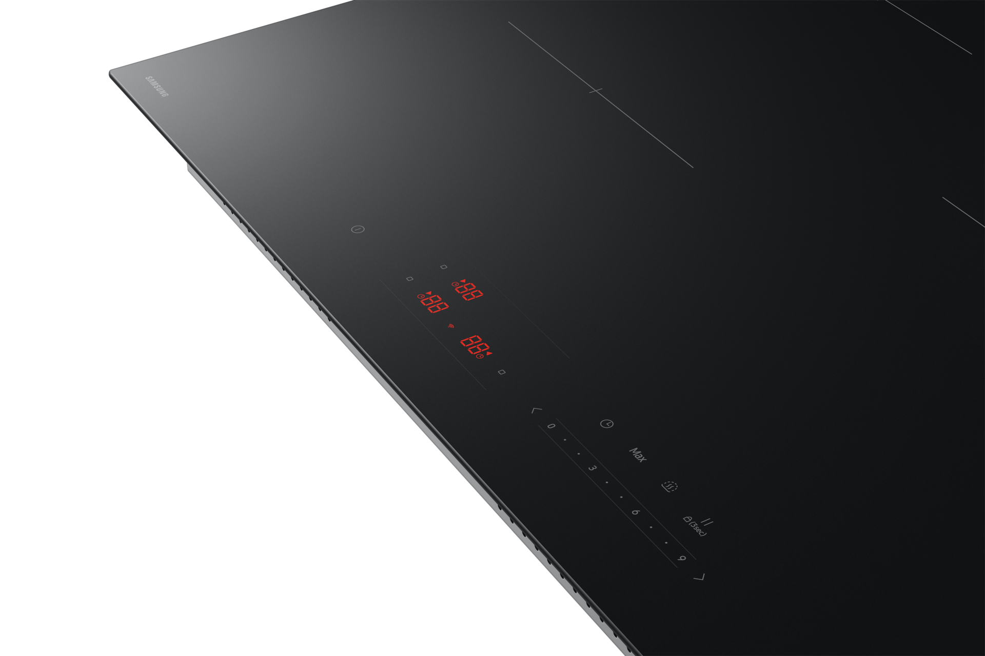 인덕션 블랙 조작부 오른쪽 측면 확대