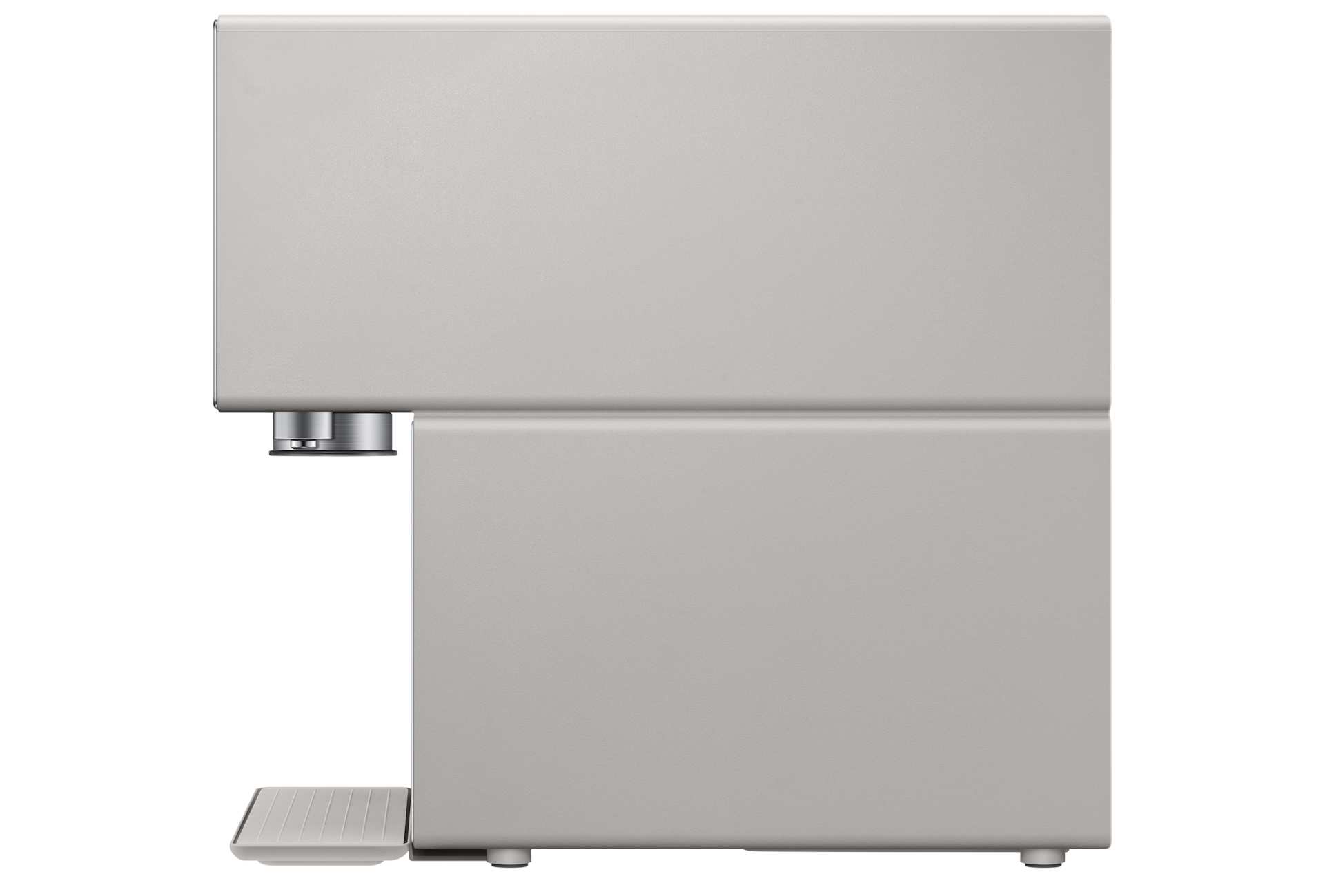 Bespoke AI 얼음정수기 (냉/온/정수) 새틴 베이지 우측면