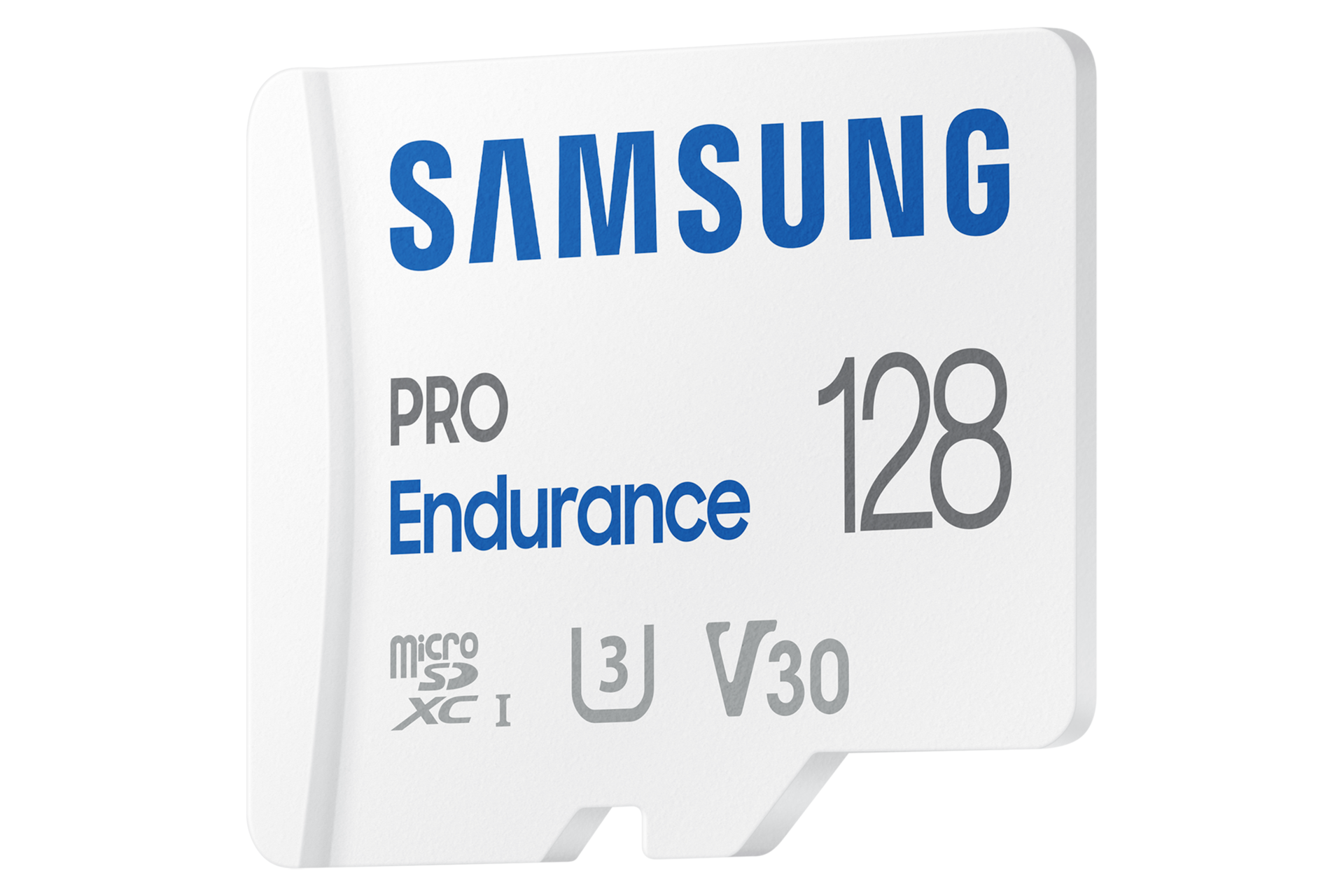 마이크로SD 메모리카드 PRO Endurance 128 GB 화이트 왼쪽 20도 측면