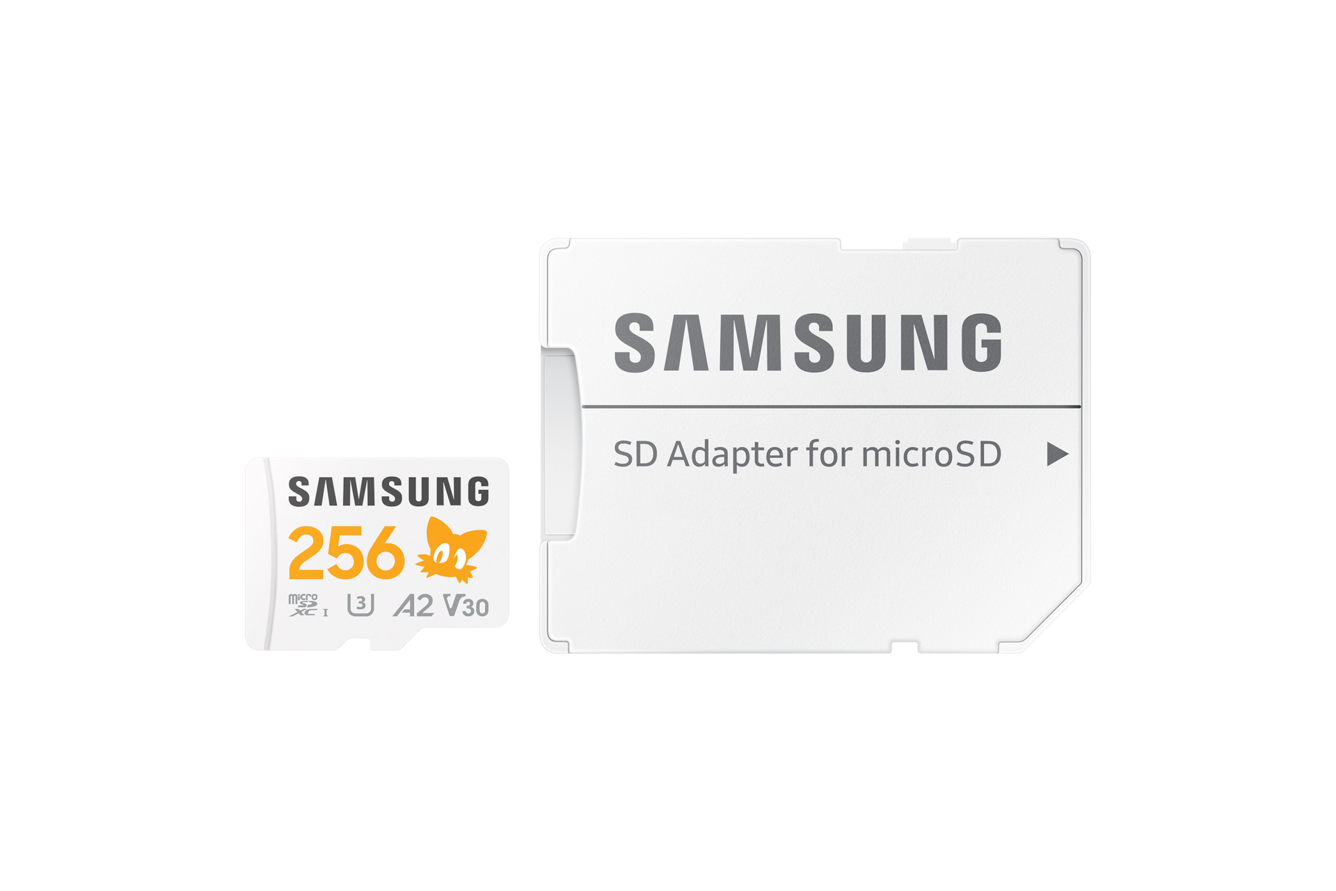 마이크로SD 메모리카드 소닉 PRO Plus 256GB 화이트 제품 이미지 + 패키지