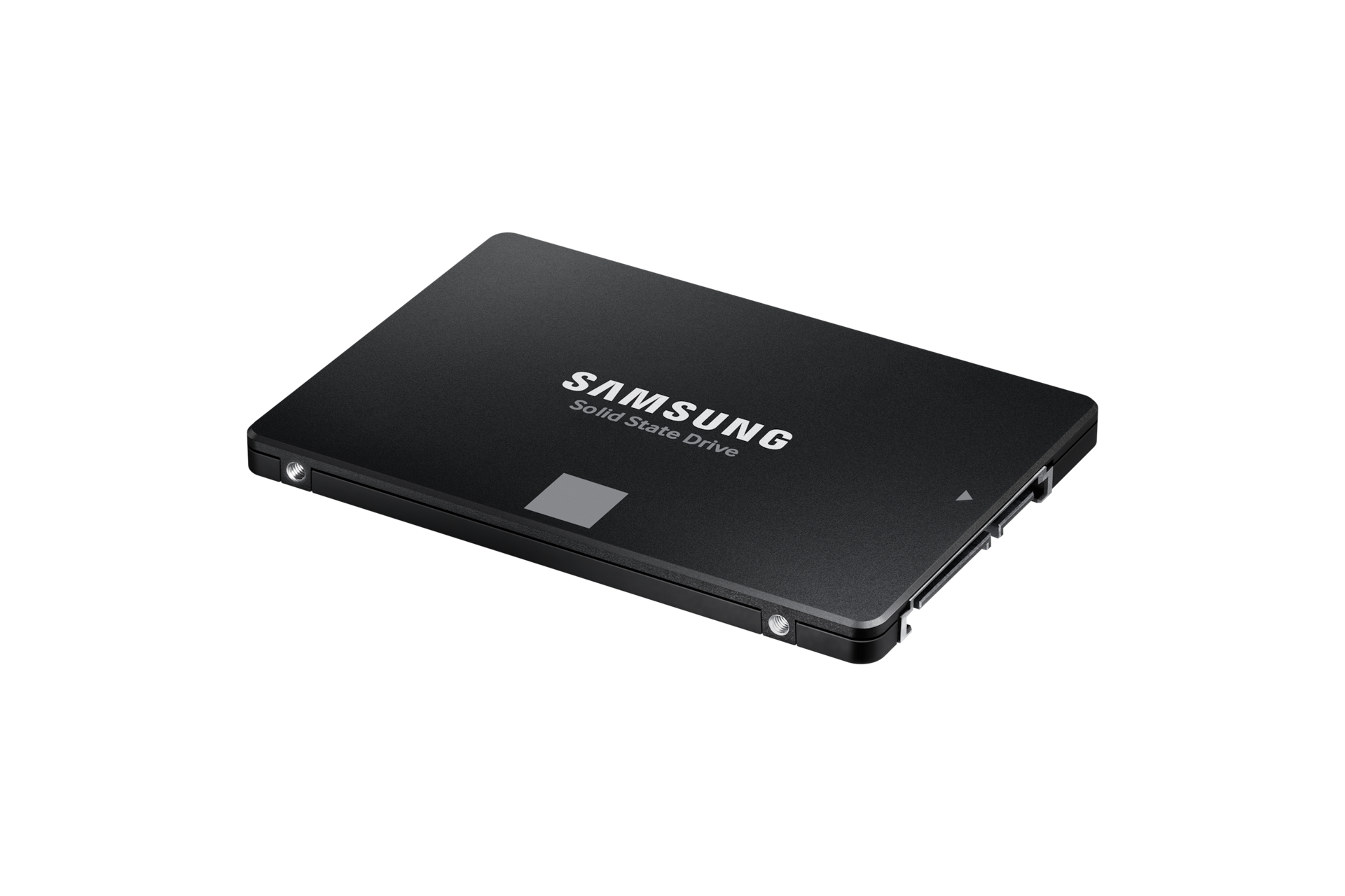 내장 SSD 870 EVO SATA 8TB (블랙) 뒤로 누운채 좌측으로 45도 돌아간 이미지