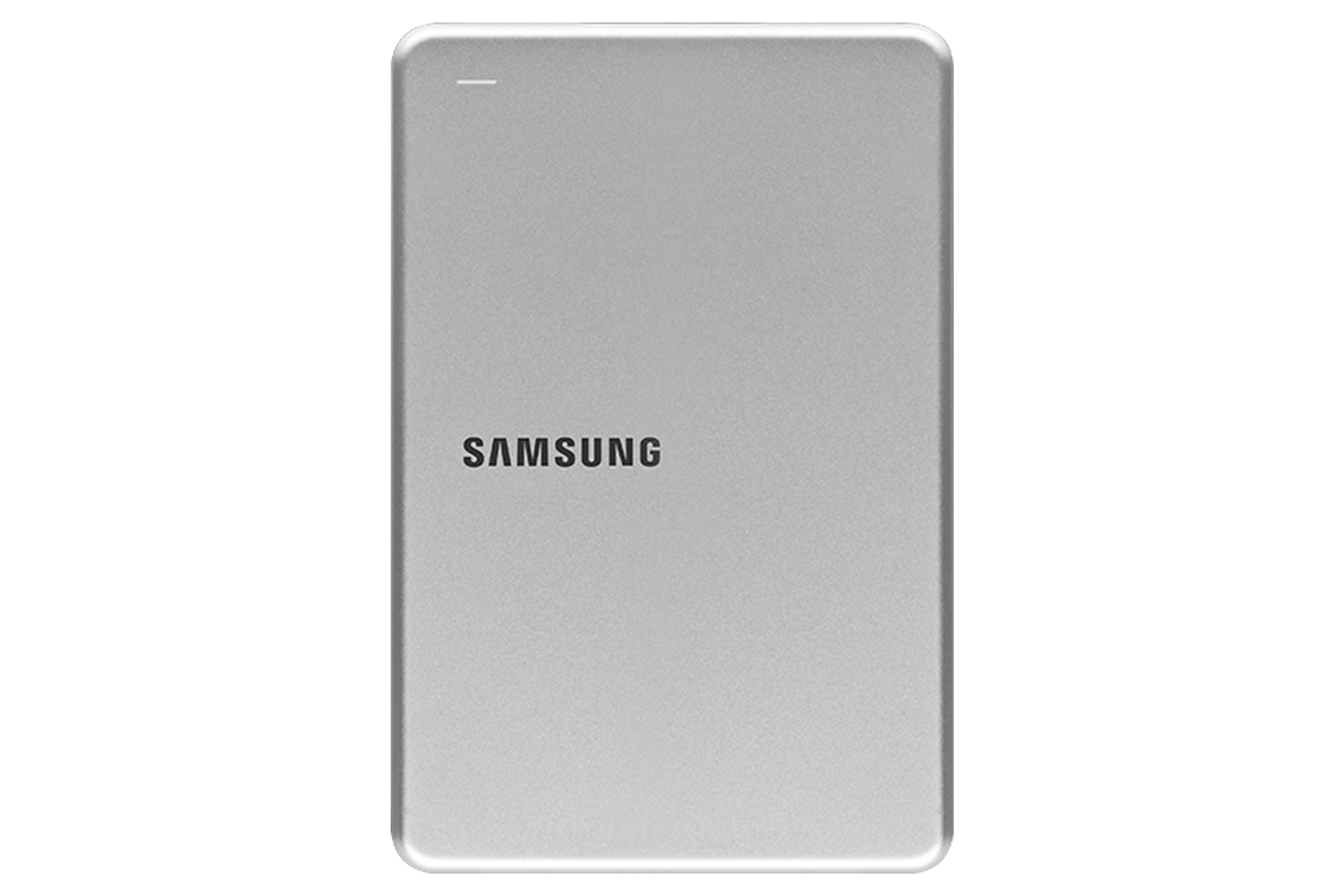 외장HDD 2 TB SLIM 실버 앞면