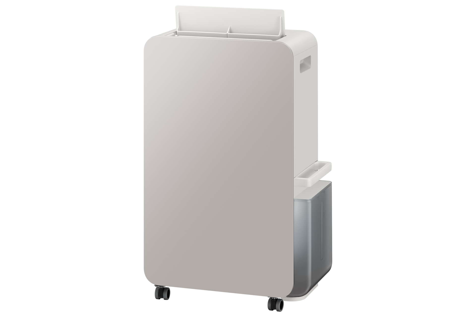 Bespoke AI 무풍 클래식 56.9/18.7㎡+인버터 제습기 23L 전원이 켜져 있는 제습기 우측 15도