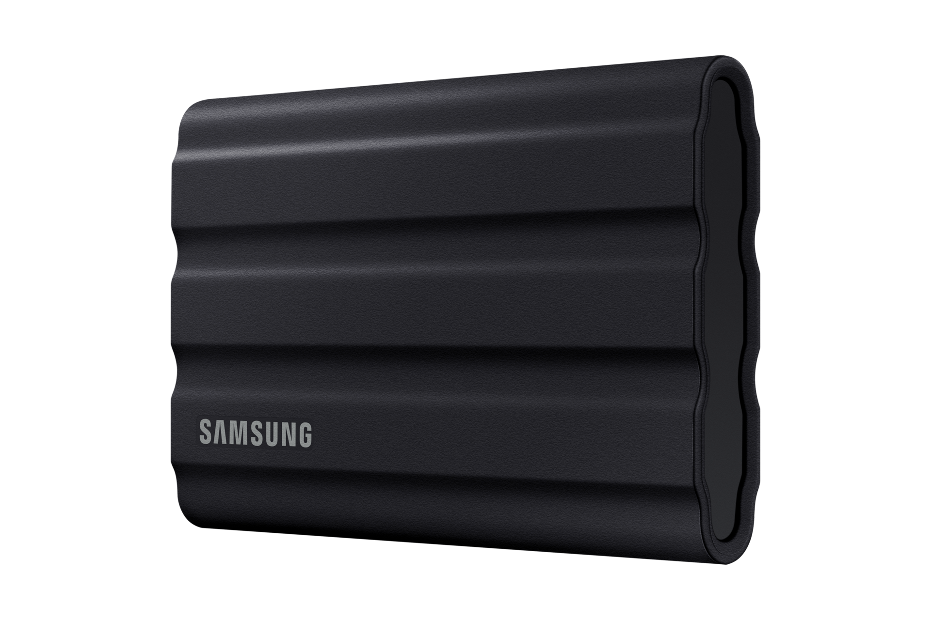외장 SSD T7 Shield USB 3.2 Gen 2 2 TB 블랙 제품 오른쪽 45도 측면
